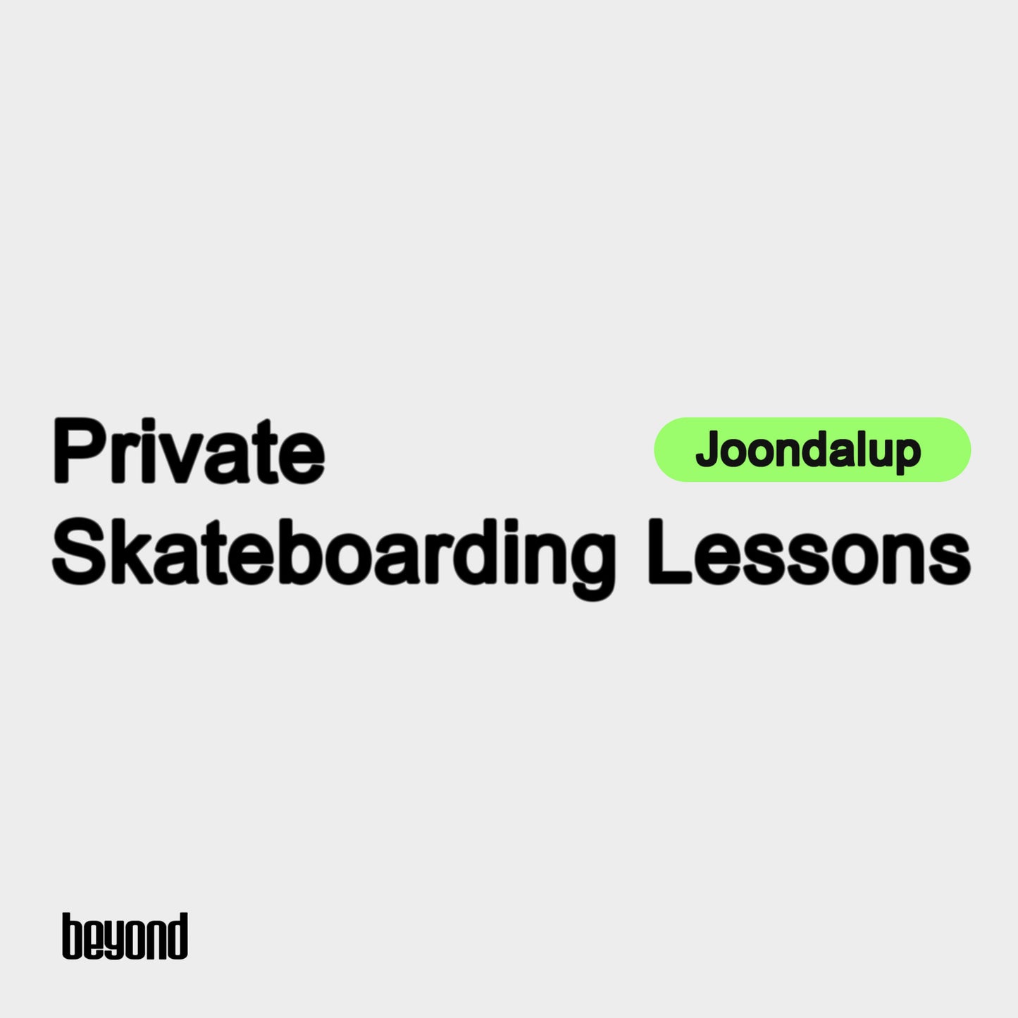 Private Lesson - Joondalup