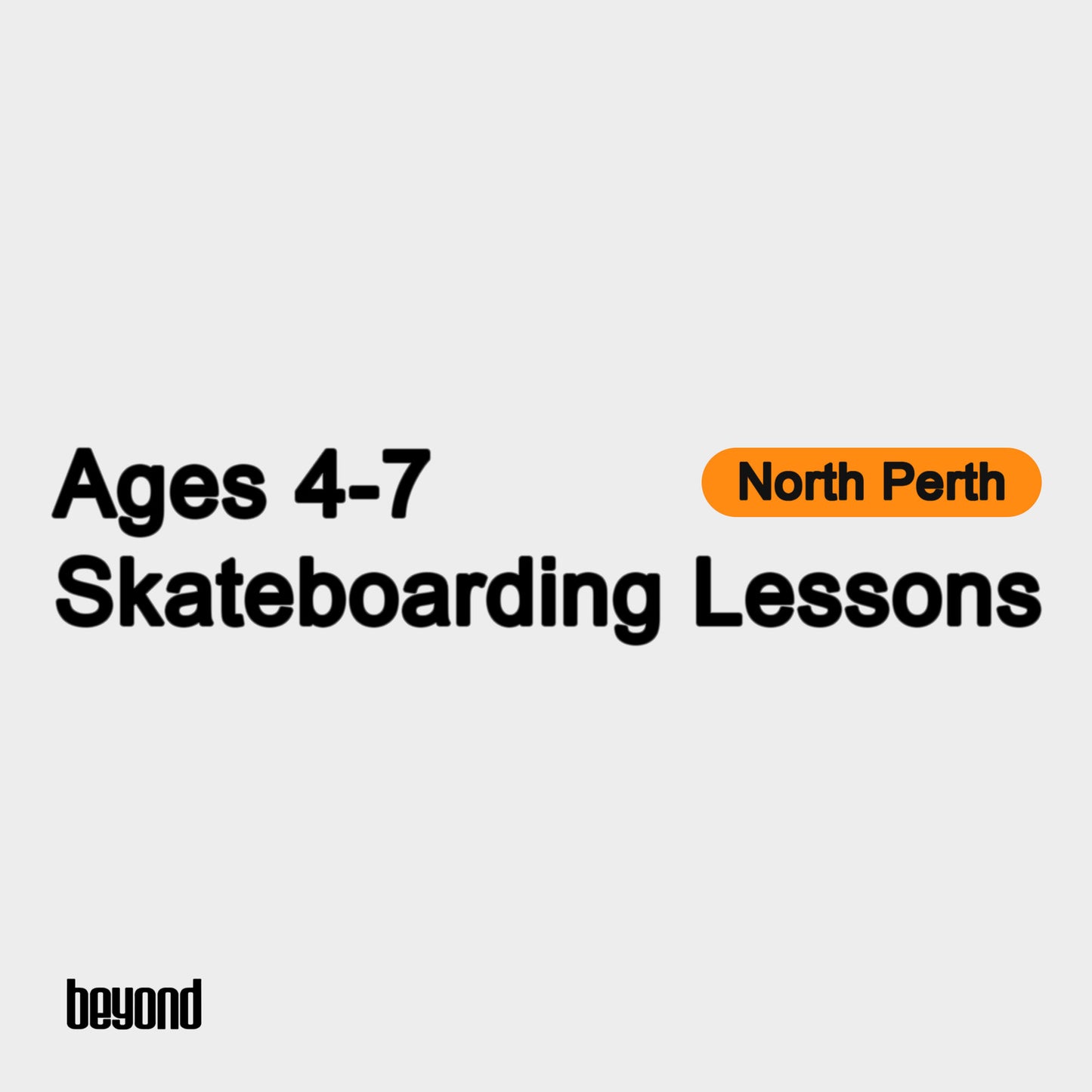 Ages 4-7 - North Perth