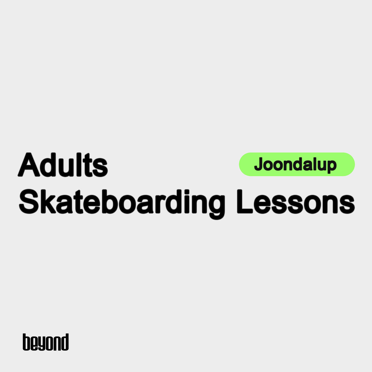 Adults - Joondalup