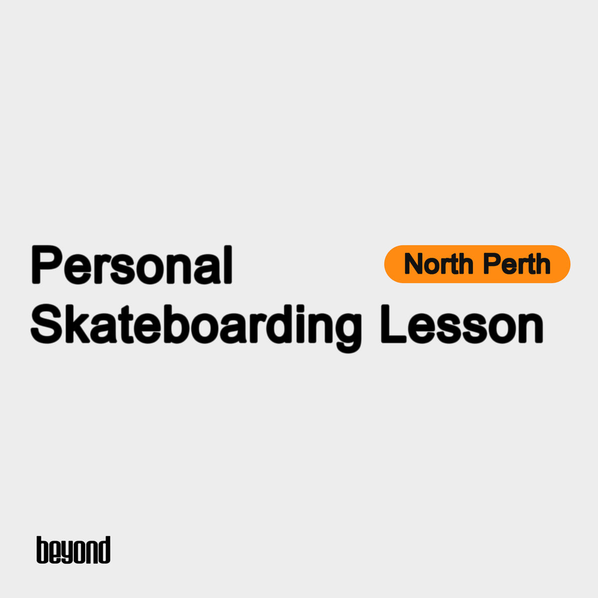 Personal Skate Coaching - North Perth