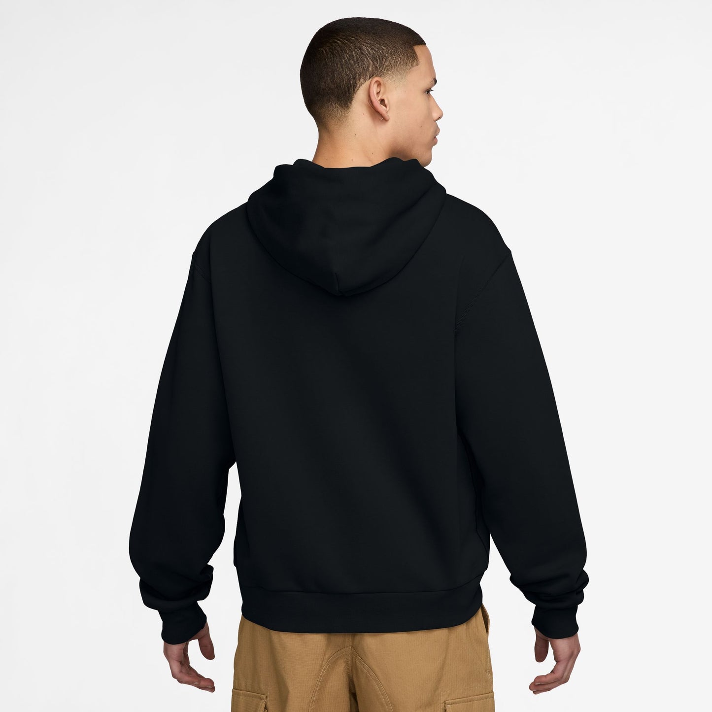 Fleece Full Zip Essential Logo Hoodie