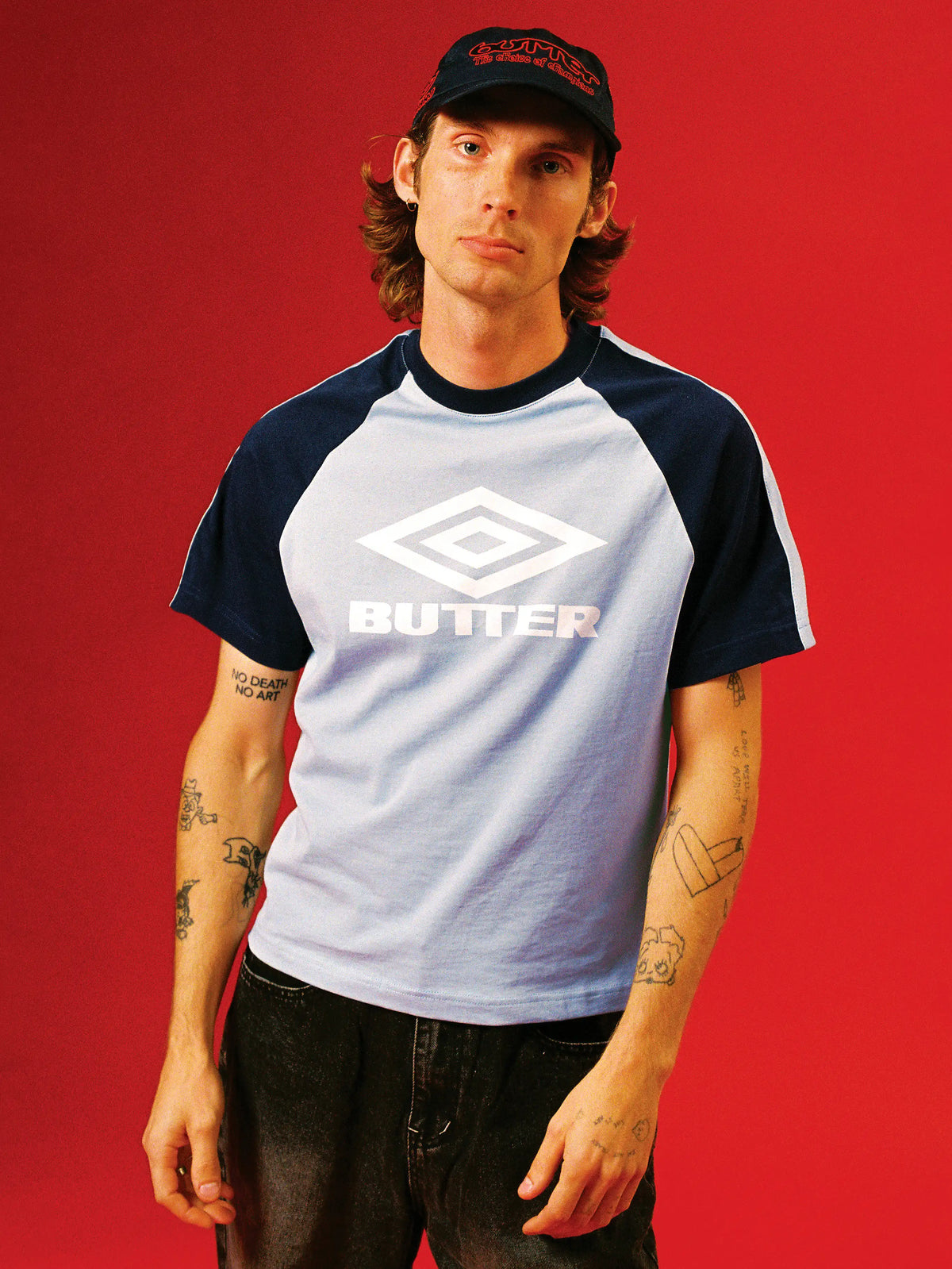 X Umbro Diamond Logo Raglan T-Shirt