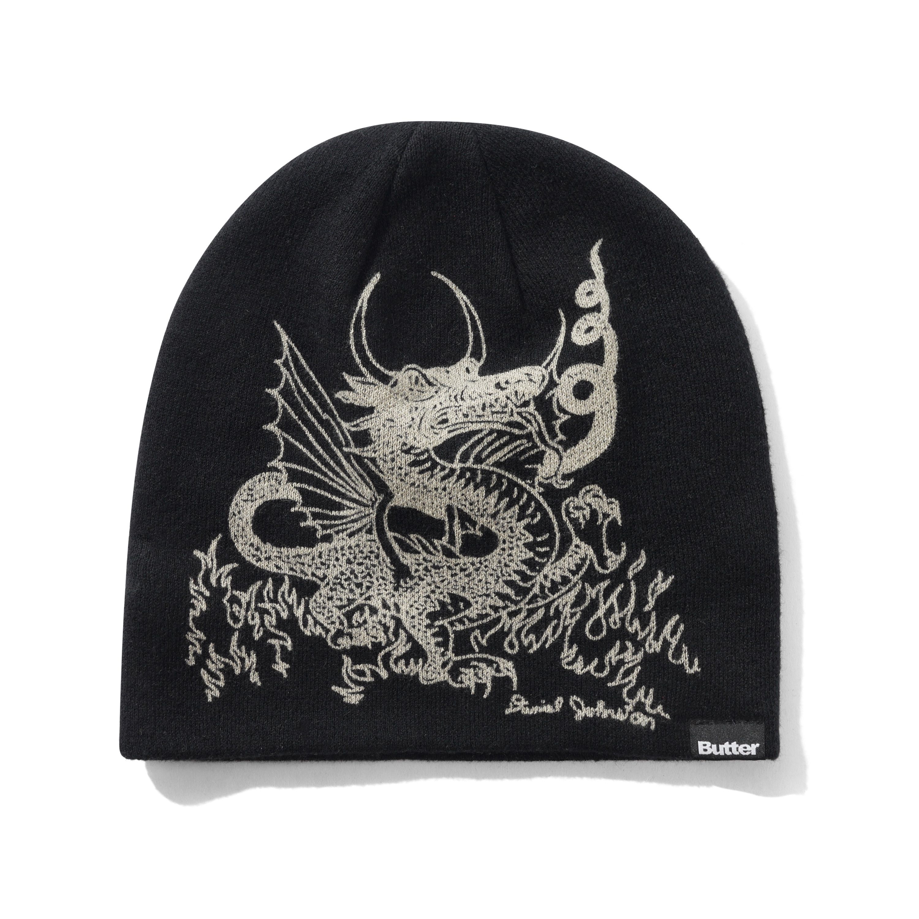 帽子 stomach of your dead soulmate beanie Butter® / Daniel Johnston Dragon Skully Beanie – Beyond Skate