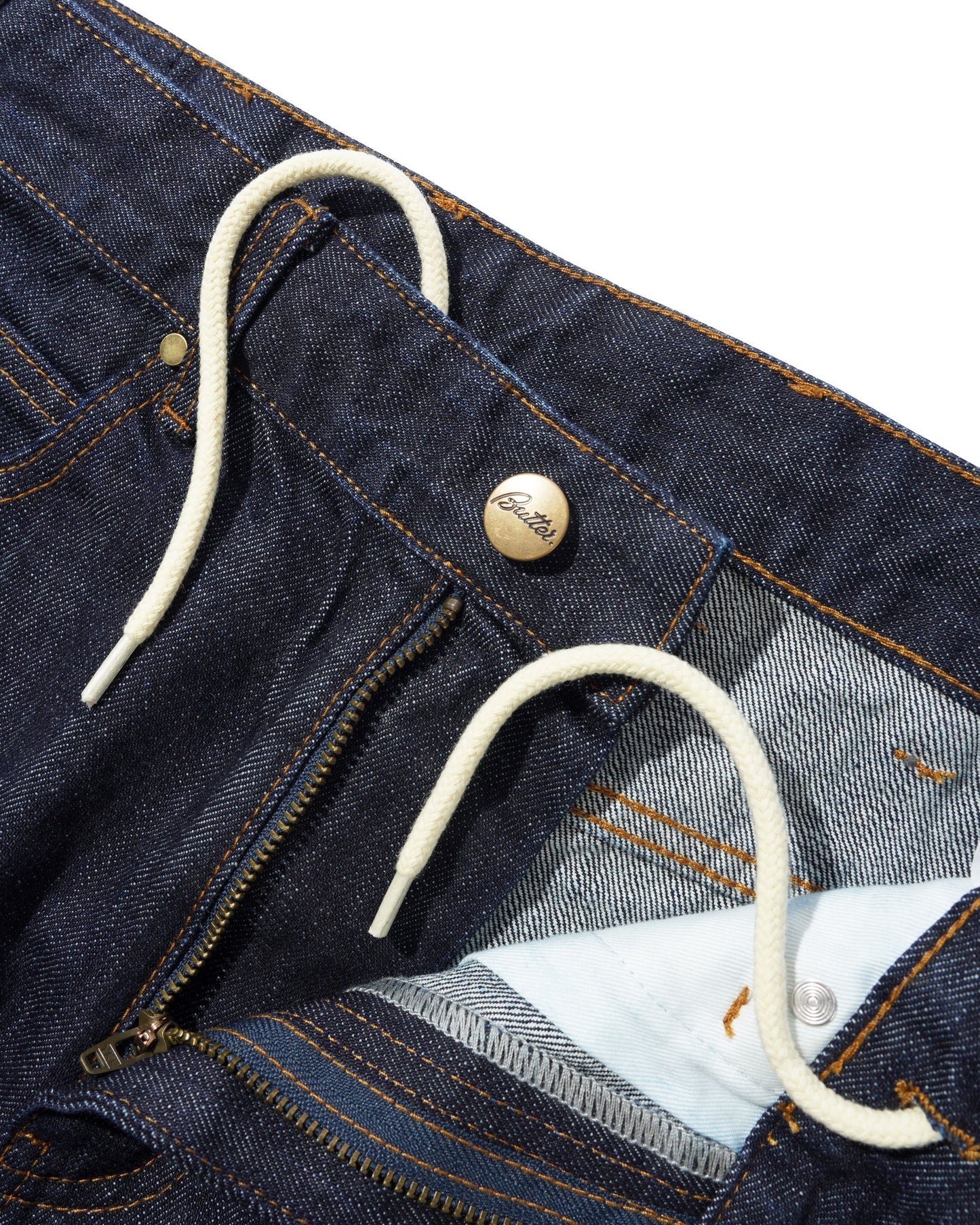 Straight Leg Denim Jeans