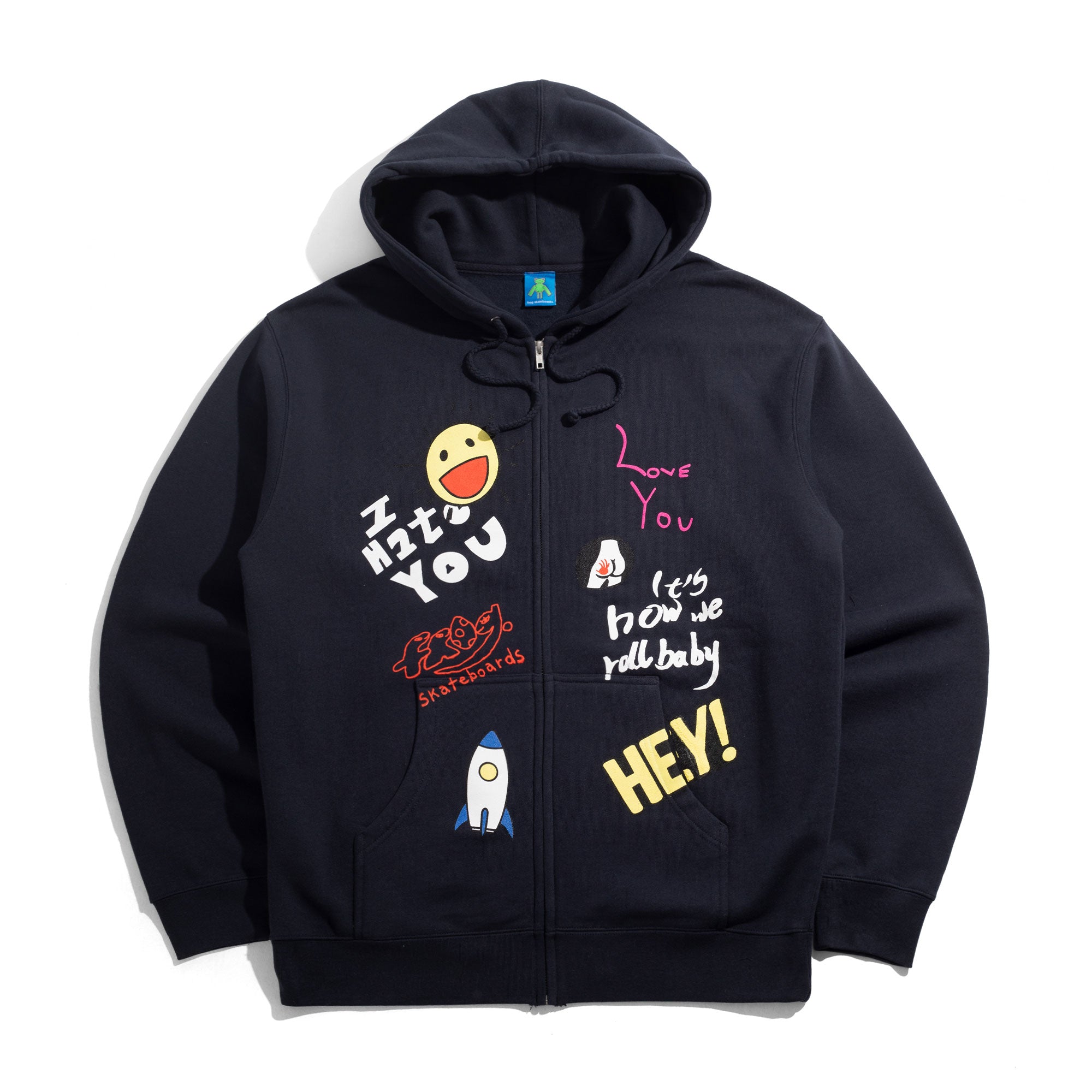 Frog Love / Hate Zip Hood – Beyond Skate