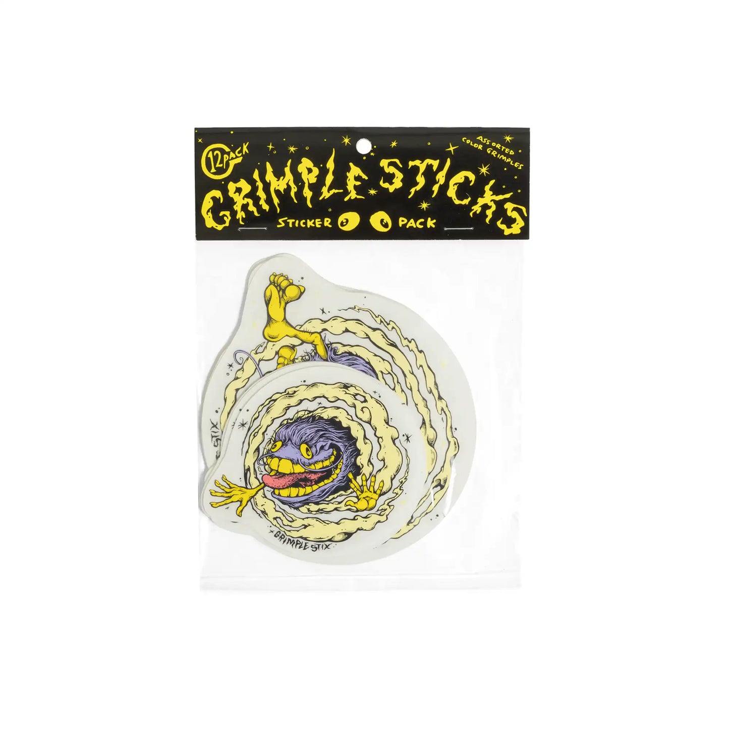 Grimple Sticks Sticker 12 Pack