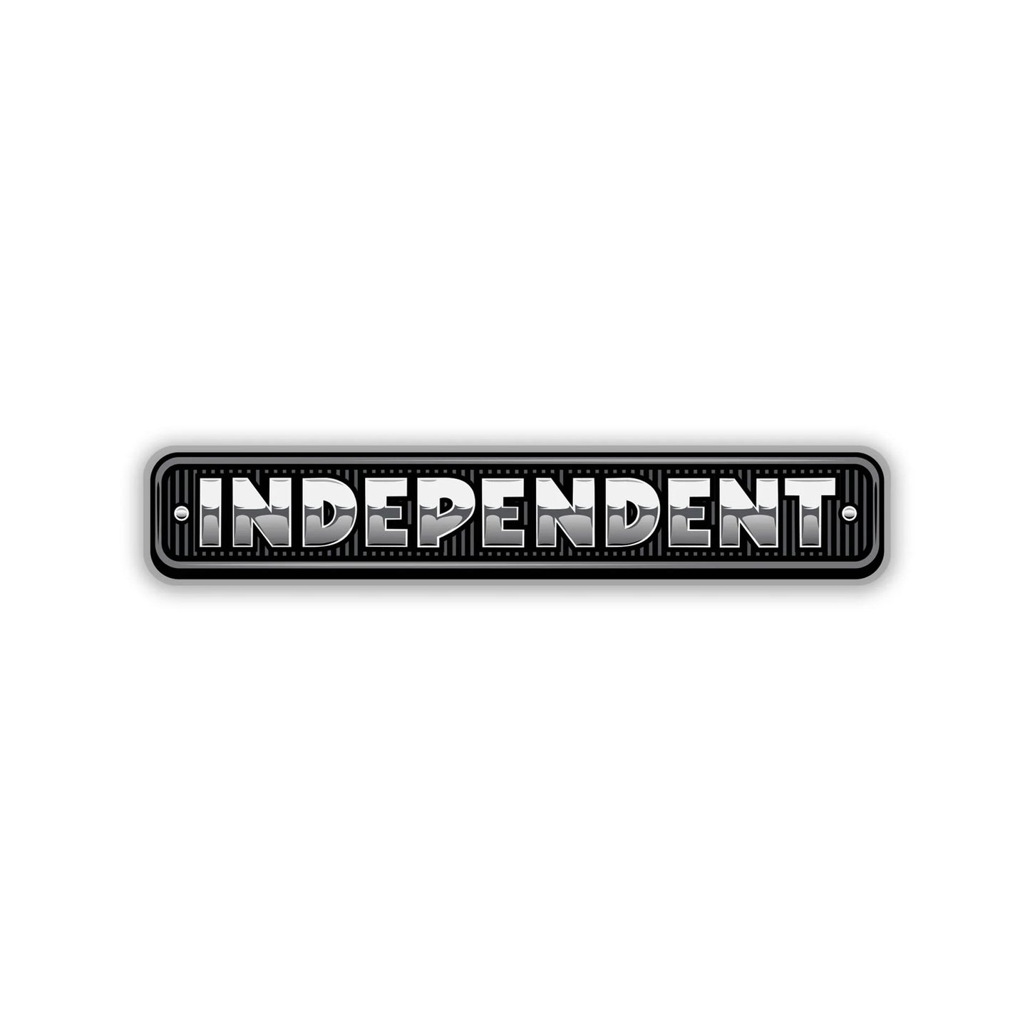 Chrome bar Logo Sticker