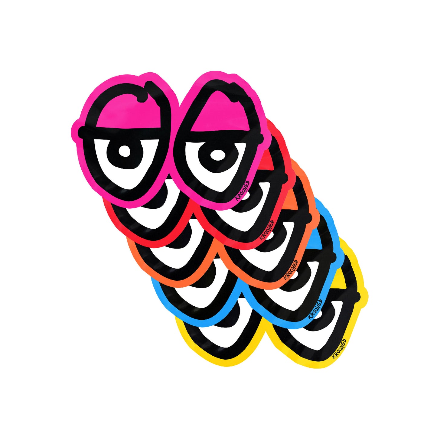 Eyes Die Cut L Sticker