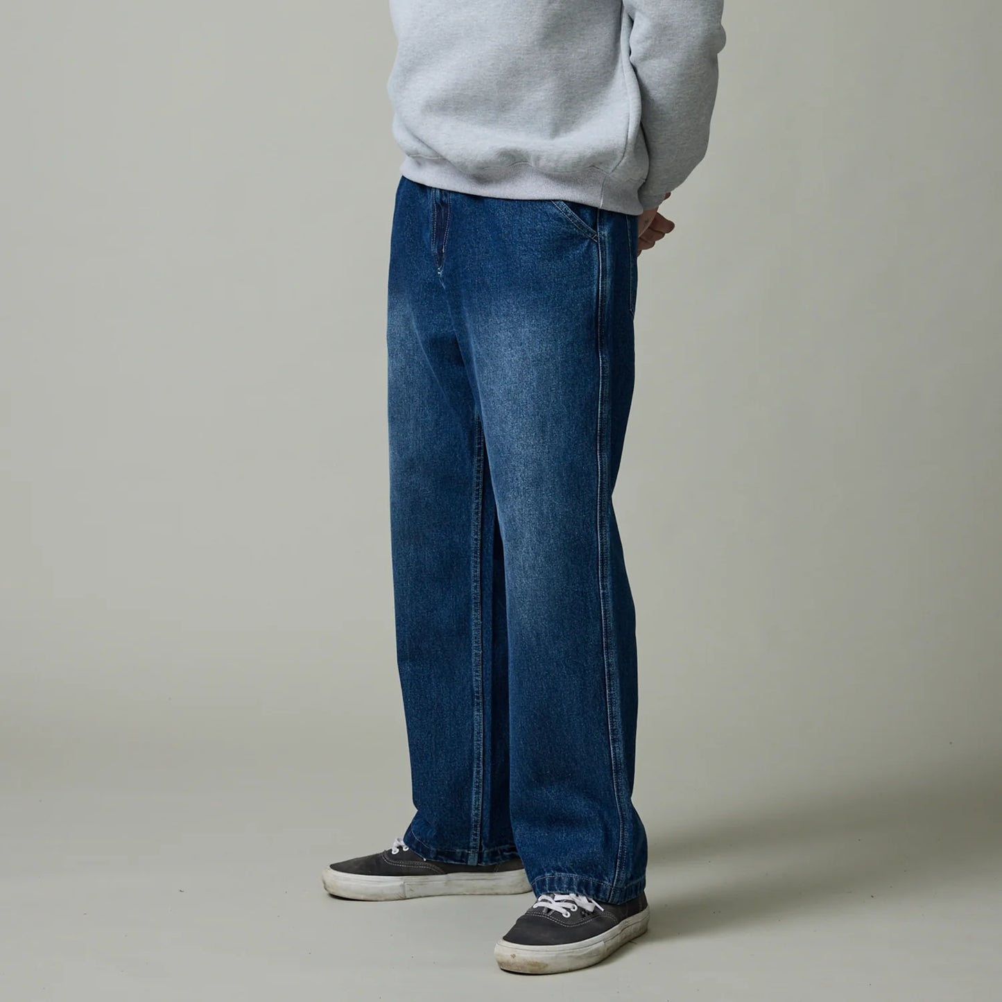 Faded Washed Dark Indigo