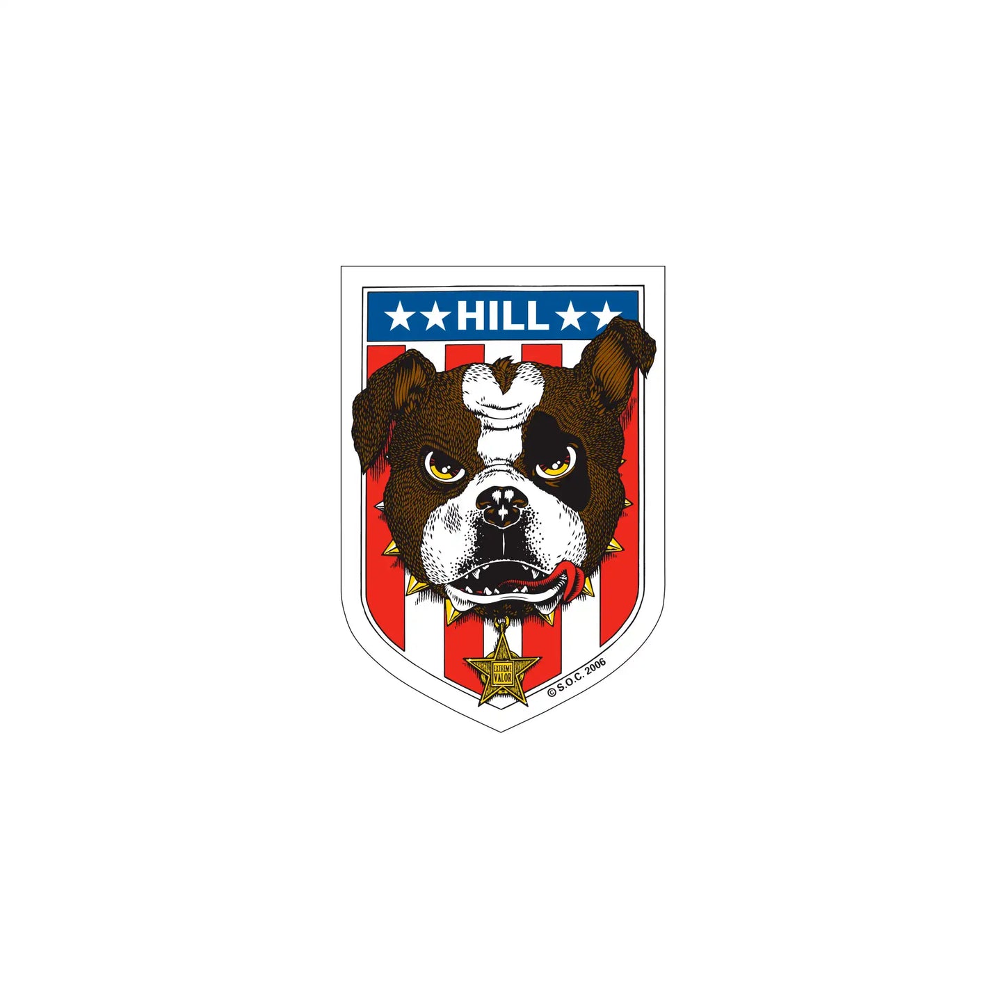 Frankie Hill Bulldog Sticker