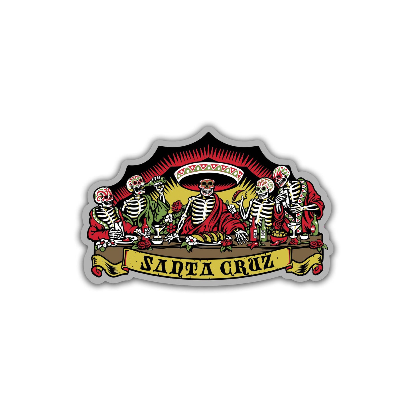 Dead Diners Guzman Sticker