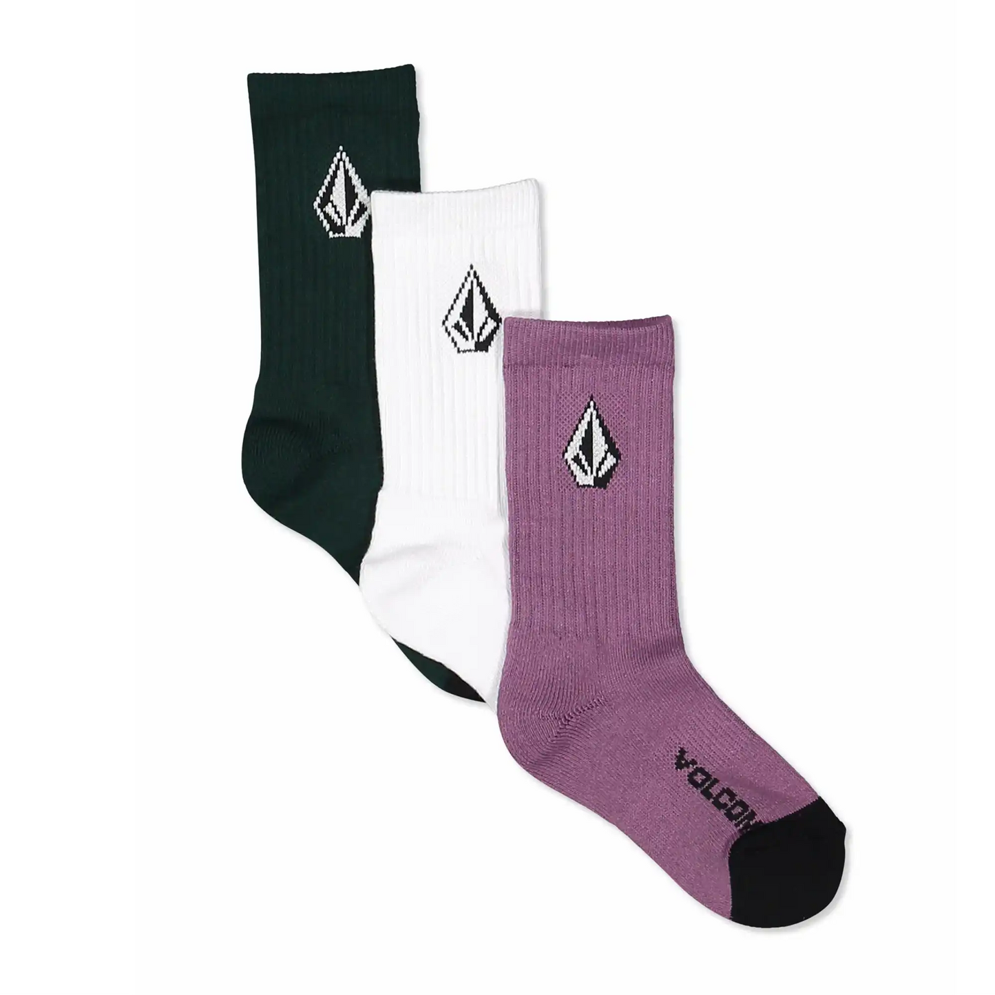 Full Stone 3 Pack Socks (Youth)
