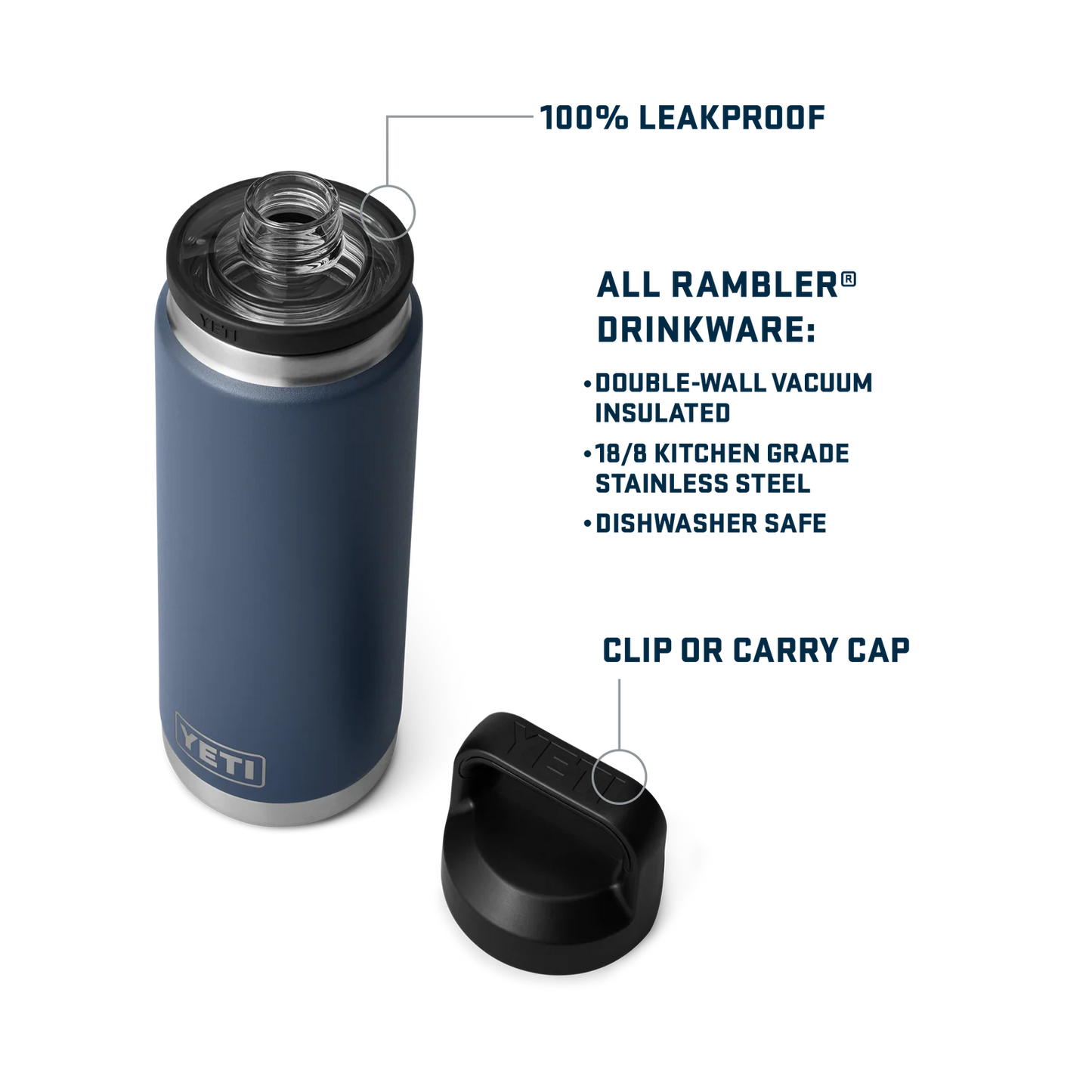 Rambler 26 oz (769ml) Bottle w/ Chug Cap