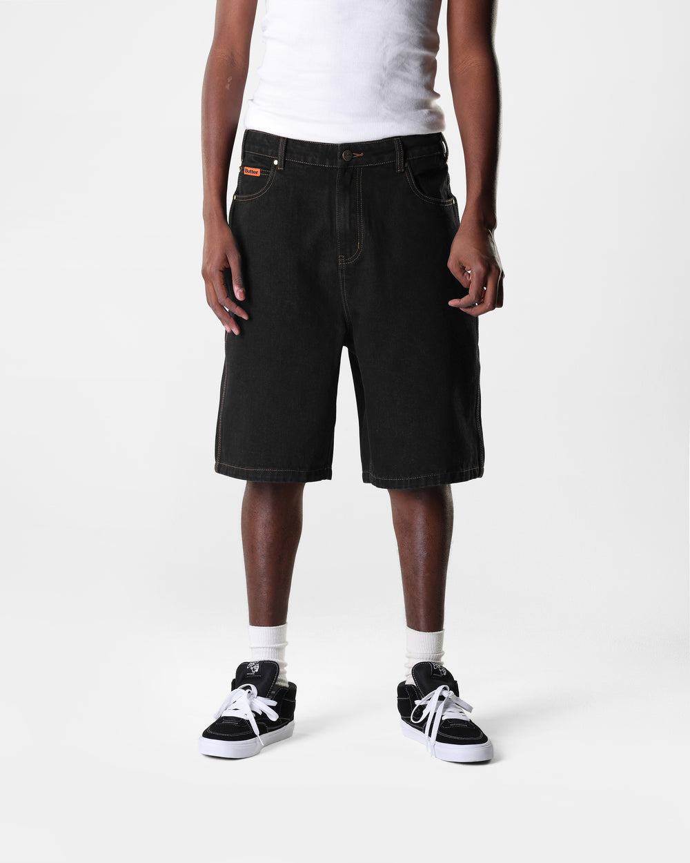 Butter Goods Jorts Black
