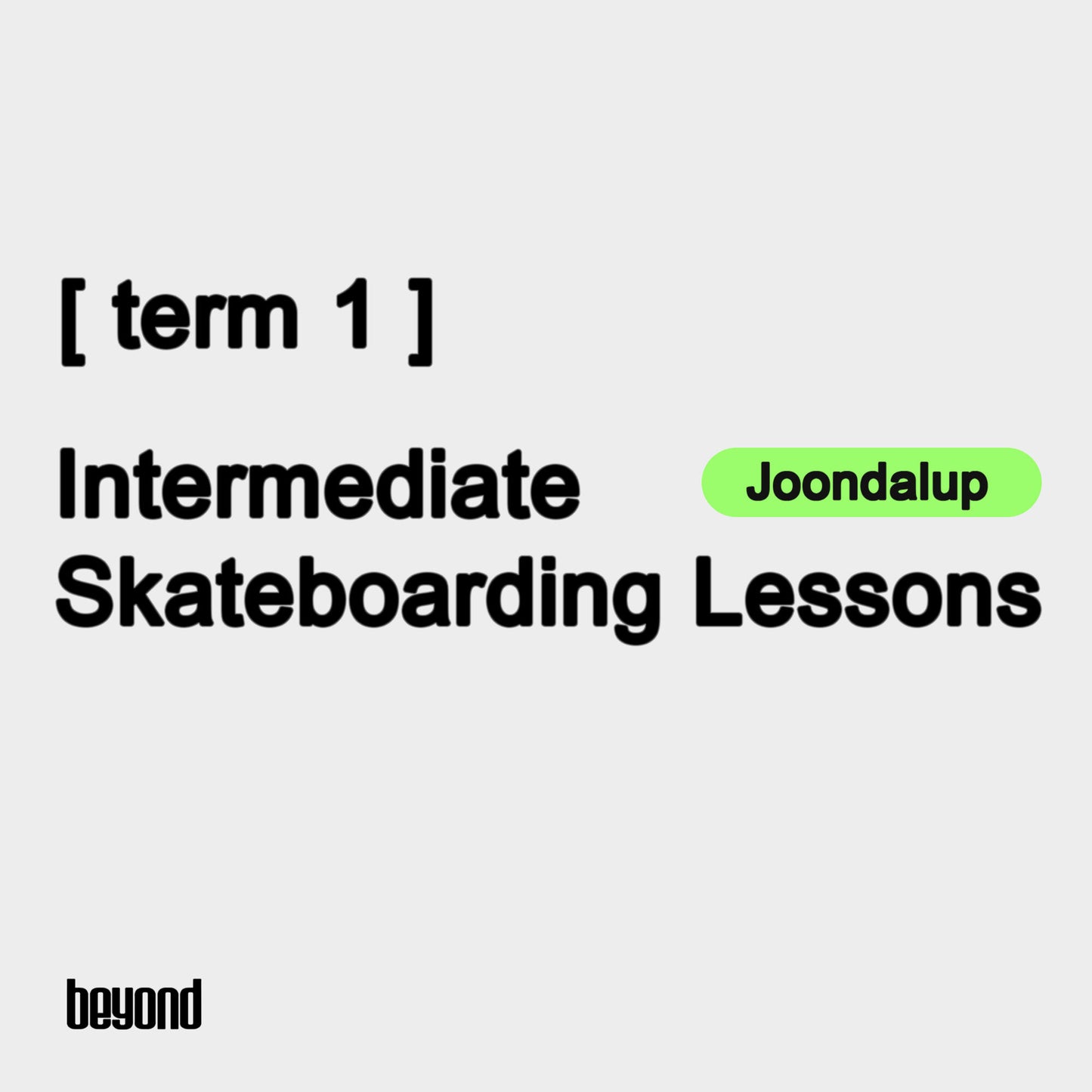 Intermediate - Joondalup [Term 1]