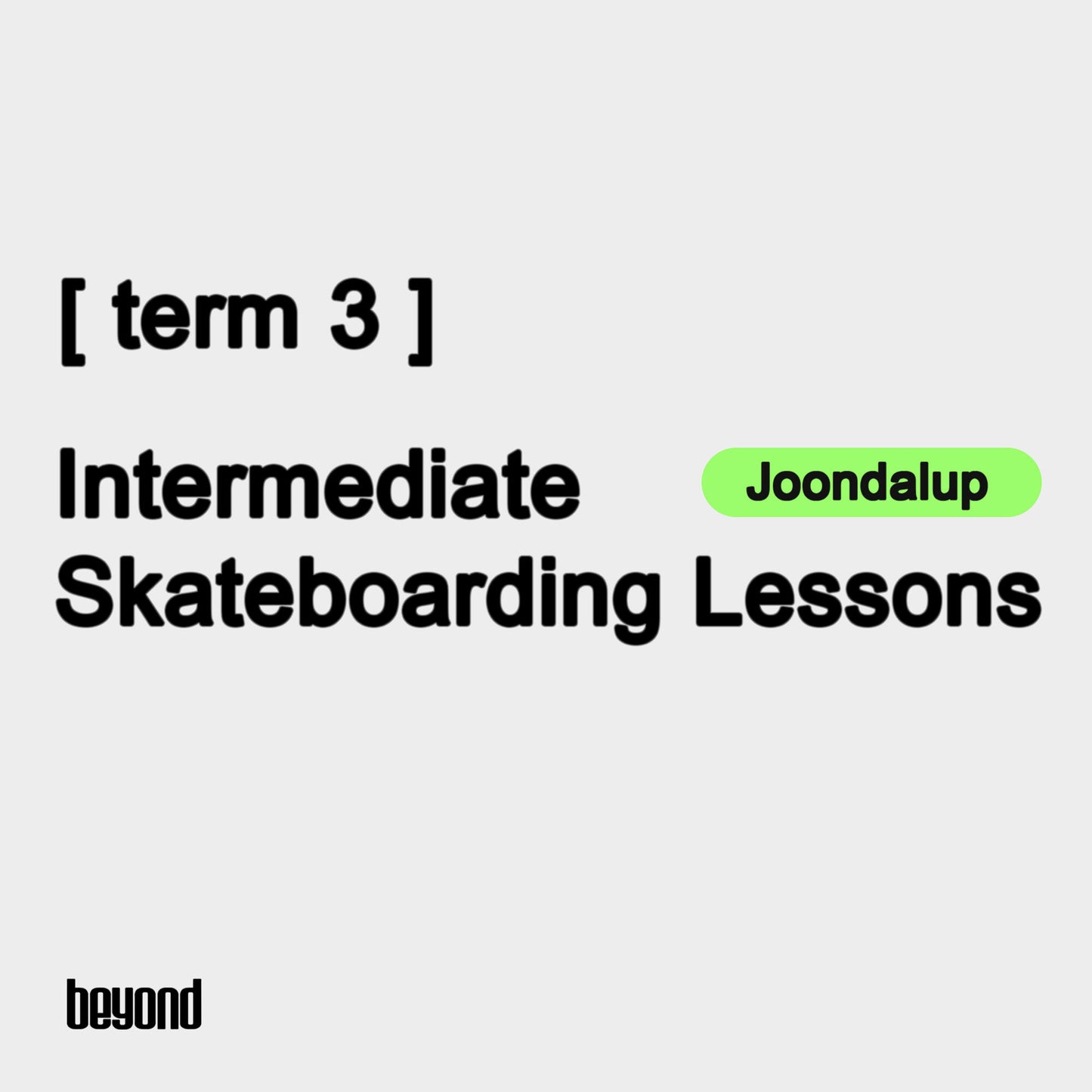 Intermediate - Joondalup [Term 3]