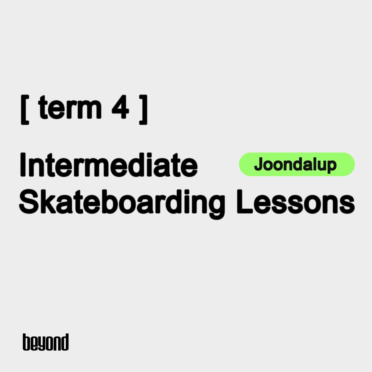 Intermediate - Joondalup [Term 4]