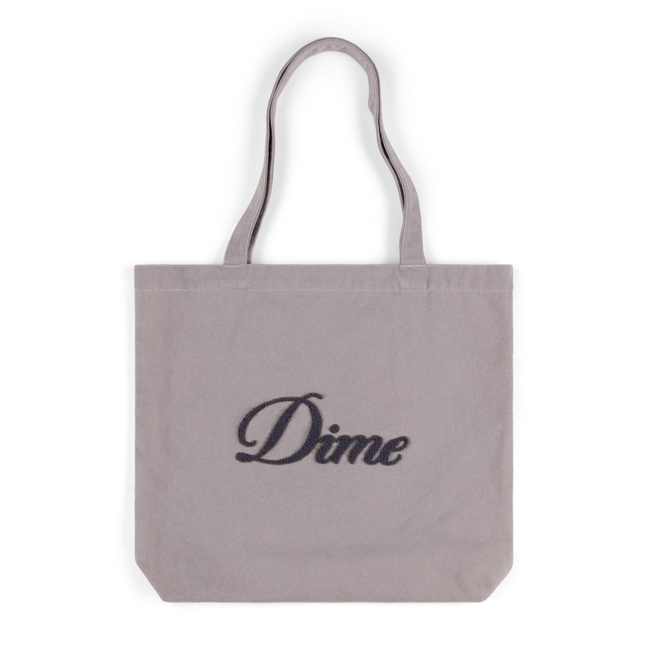 Cursive Chenille Tote Bag