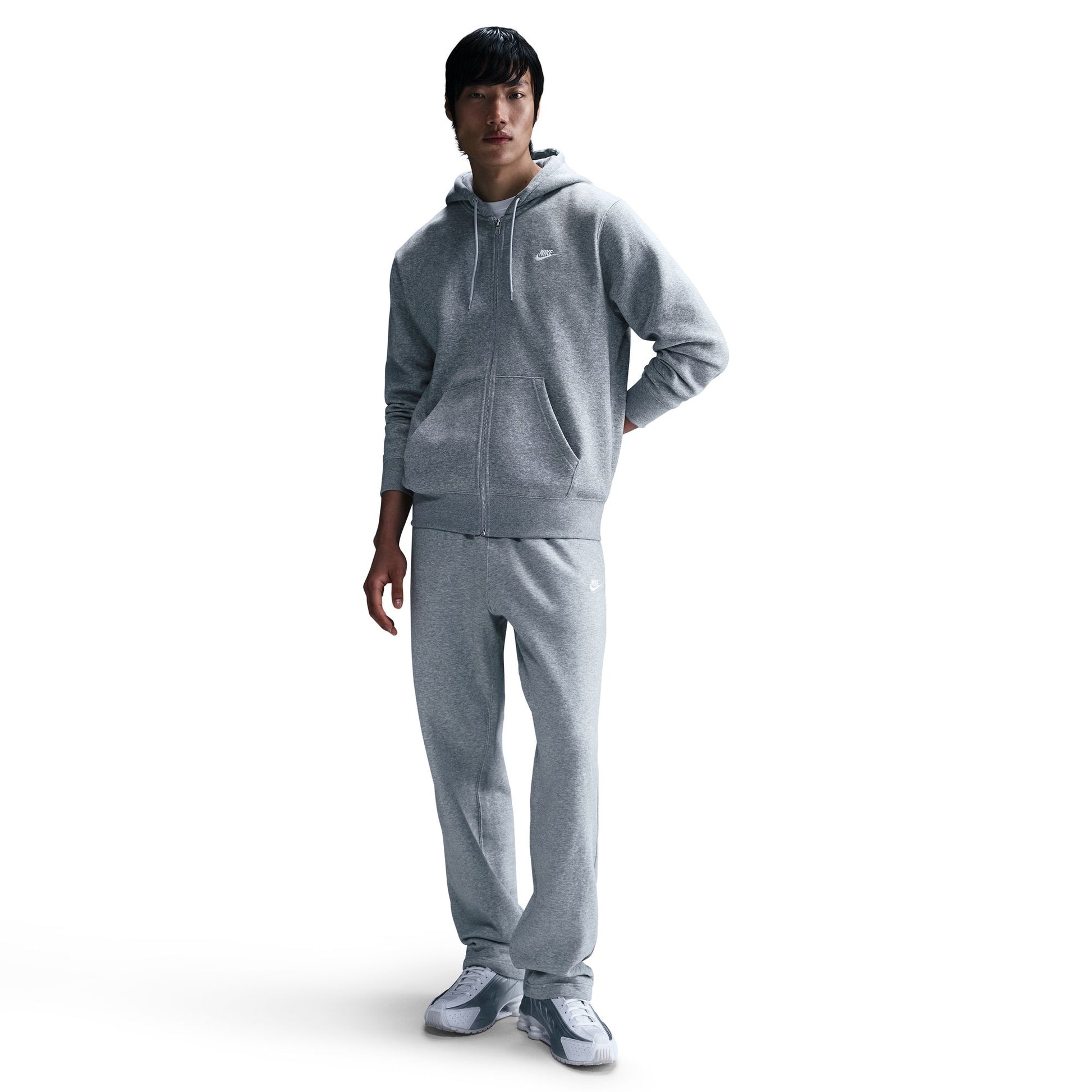 Dark Grey Heather / Smoke Grey / White