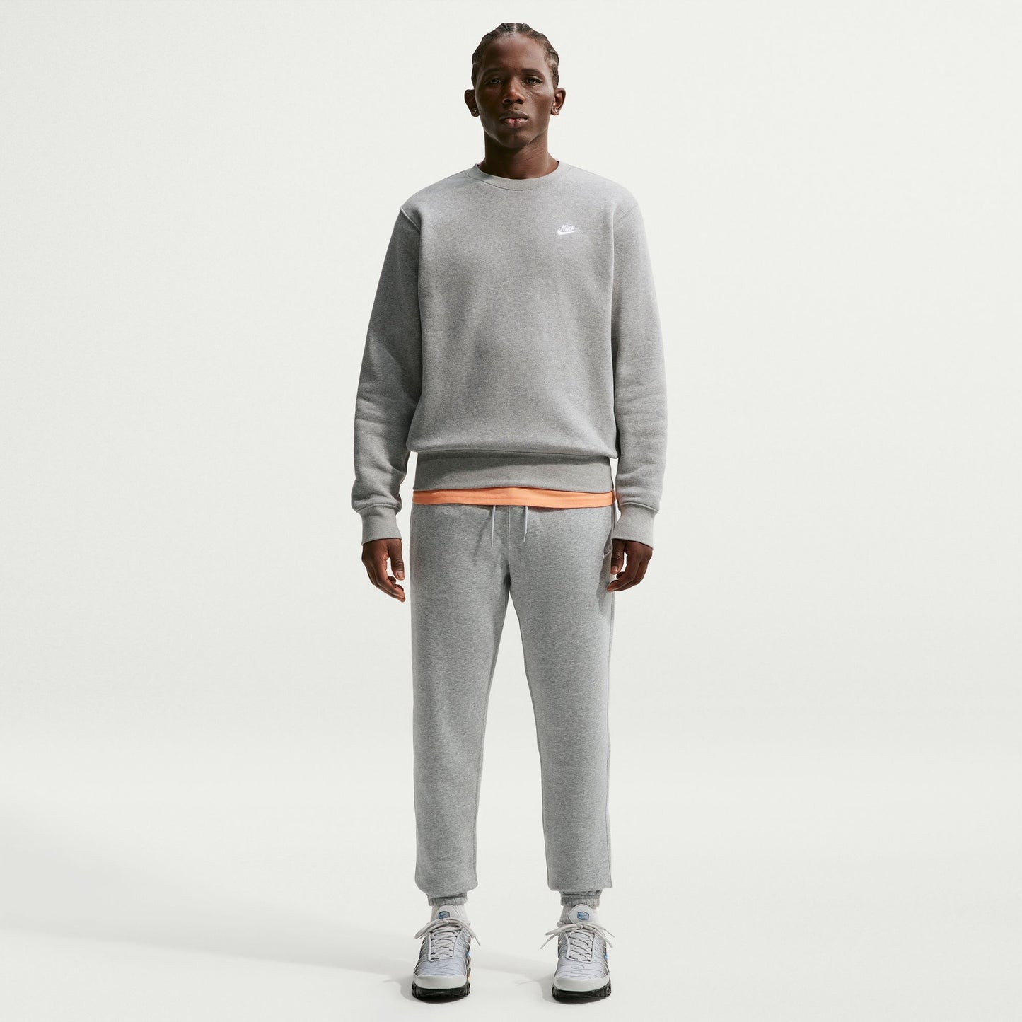 Dark Grey Heather / White