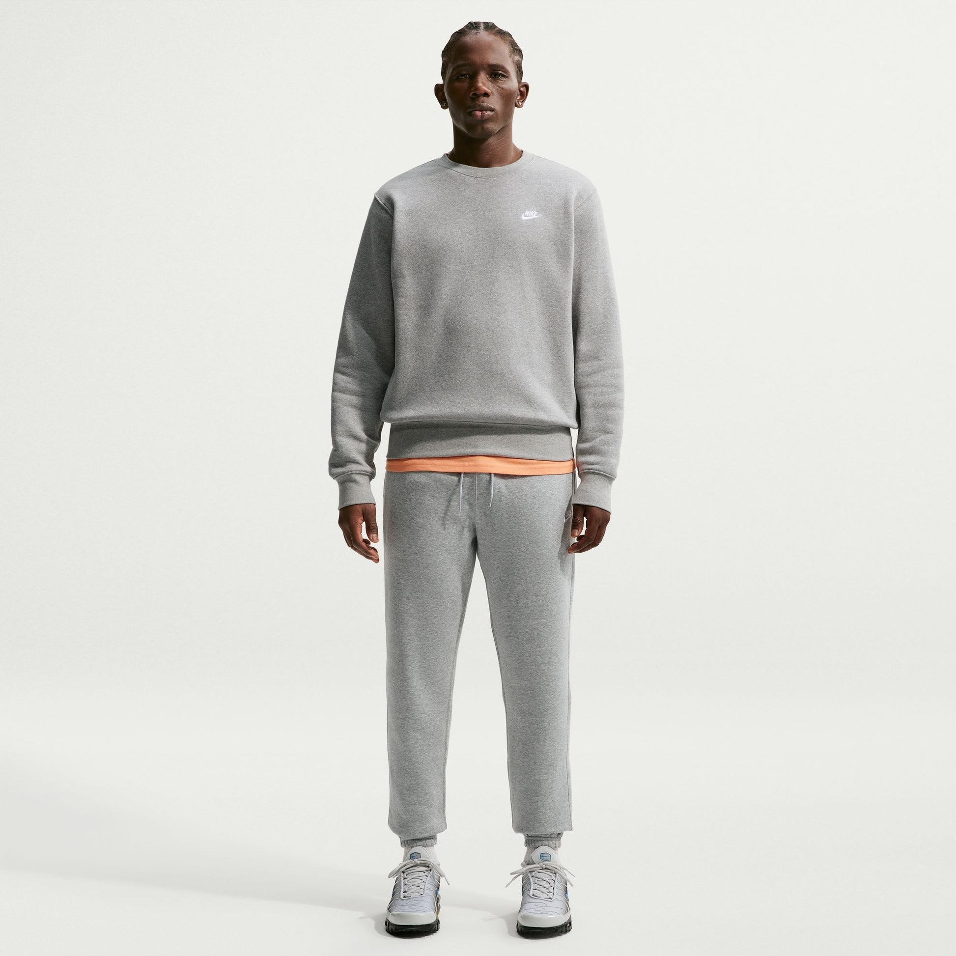 Dark Grey Heather / White