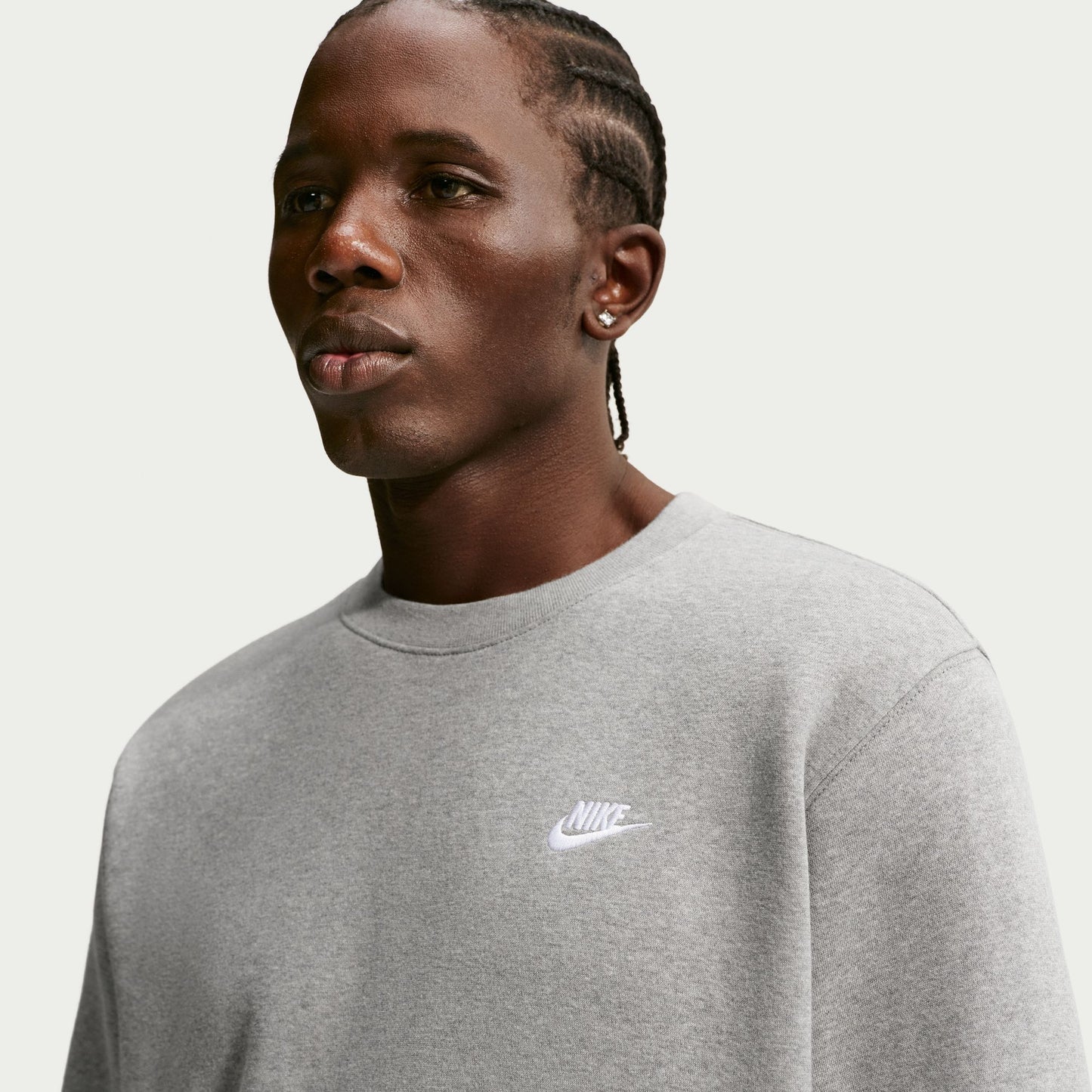 Dark Grey Heather / White