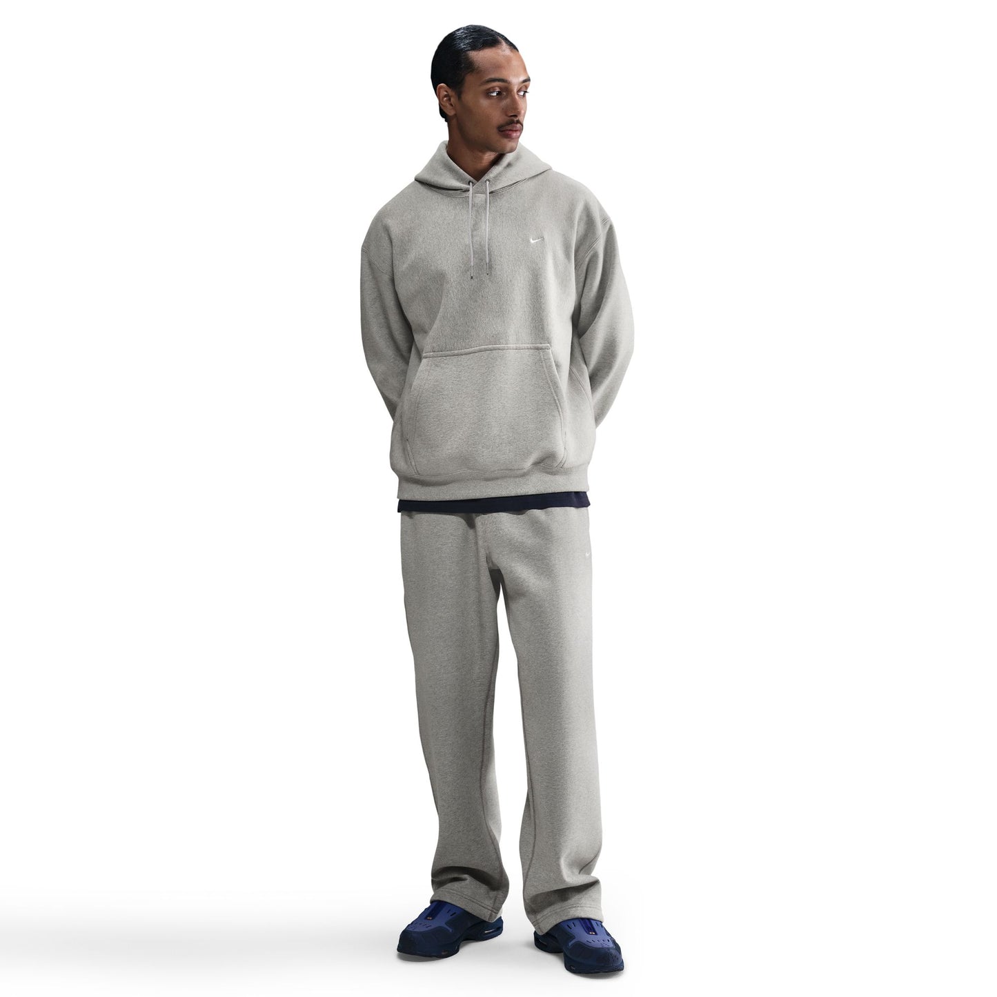 Dark Heather / Light Smoke Grey / White