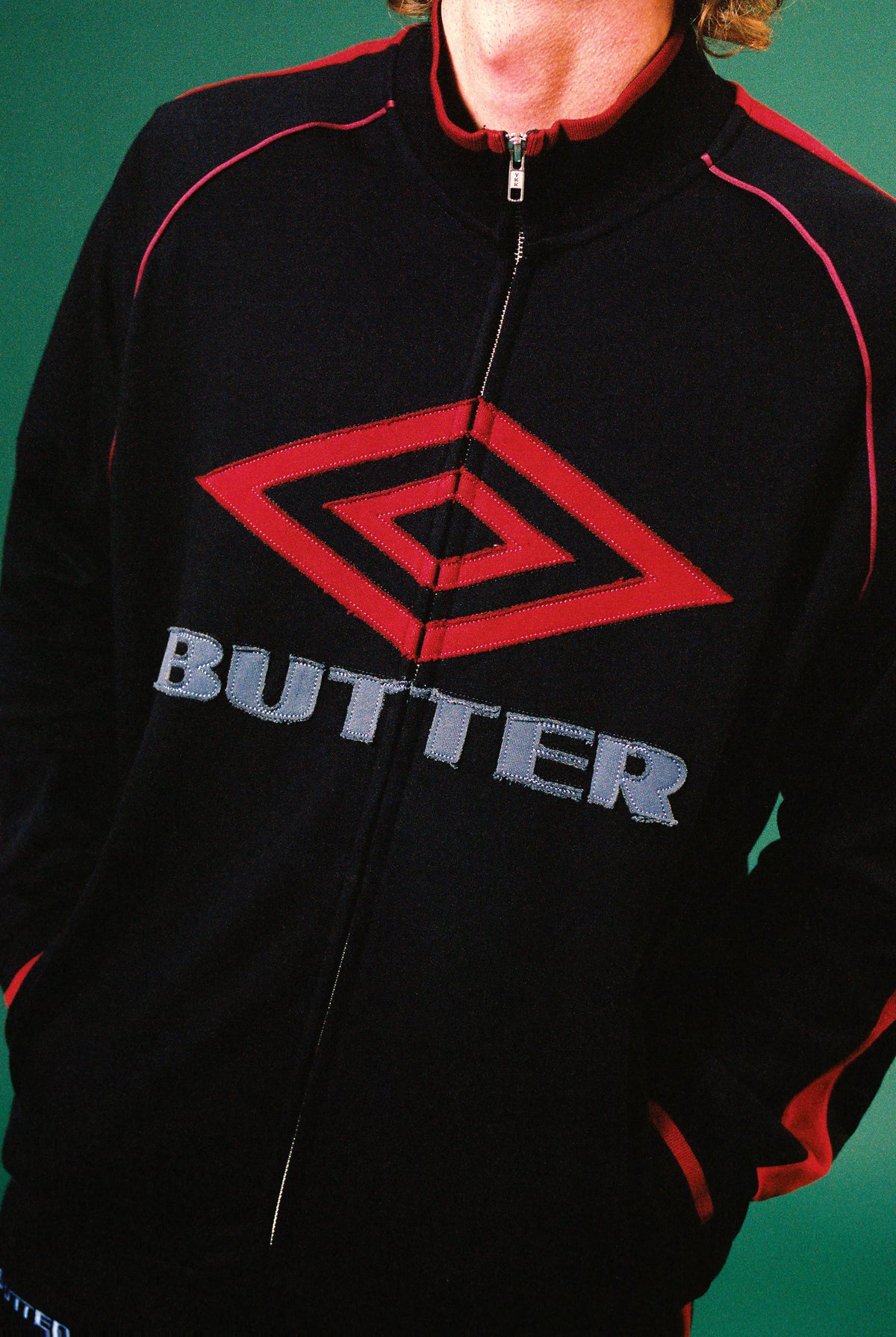 X Umbro Diamond Fleece Zip-Thru Jacket
