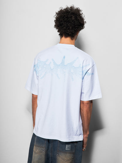 Nail Shoulder Print T-Shirt