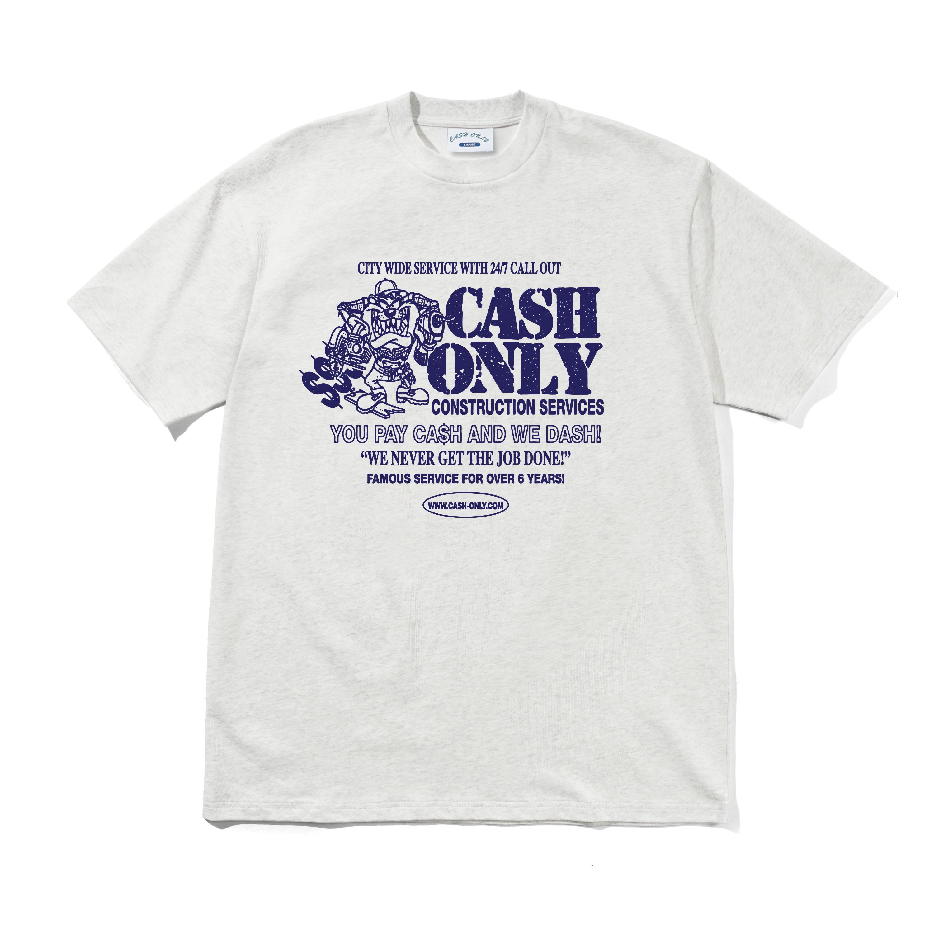 io着用VALLAD CASH DISPENSER TEE WHITE IO着用VALLAD CASH DISPENSER