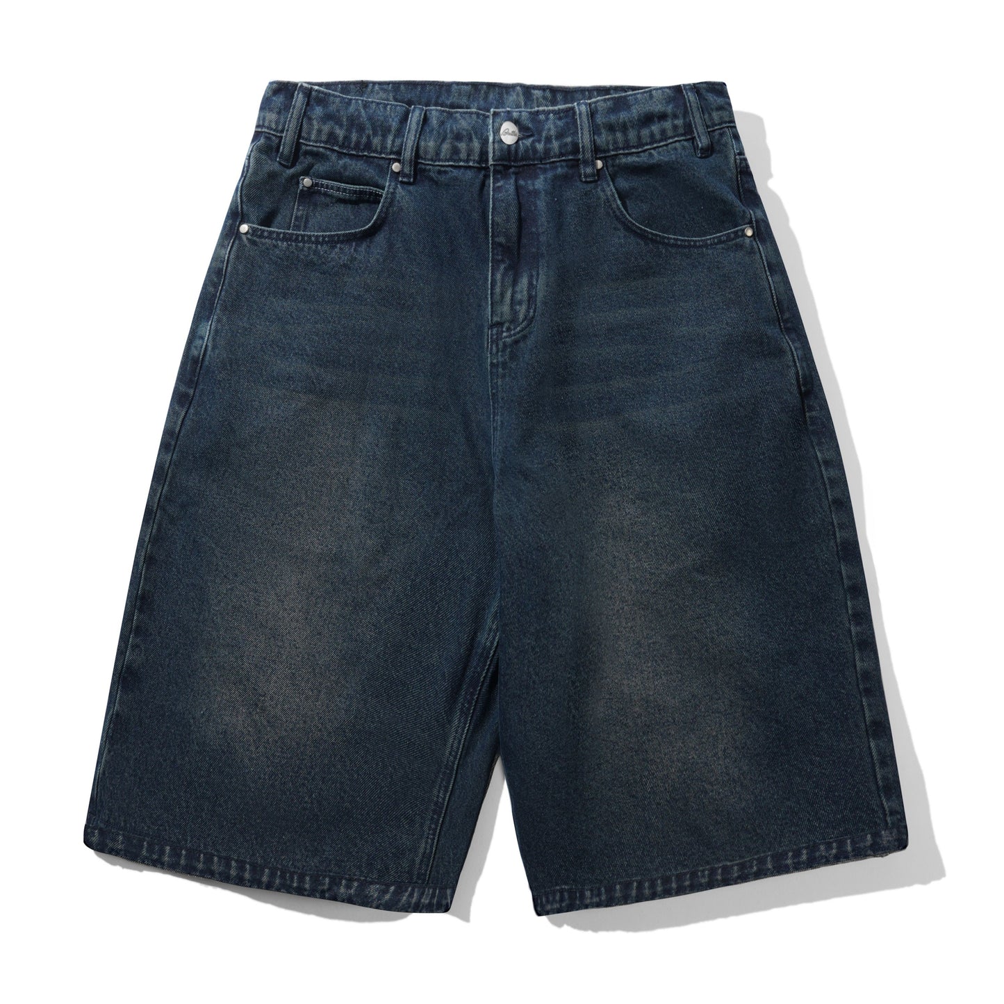 Distressed Big Denim Shorts