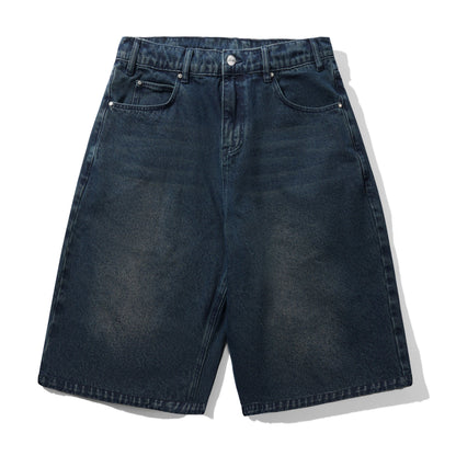 Distressed Big Denim Shorts