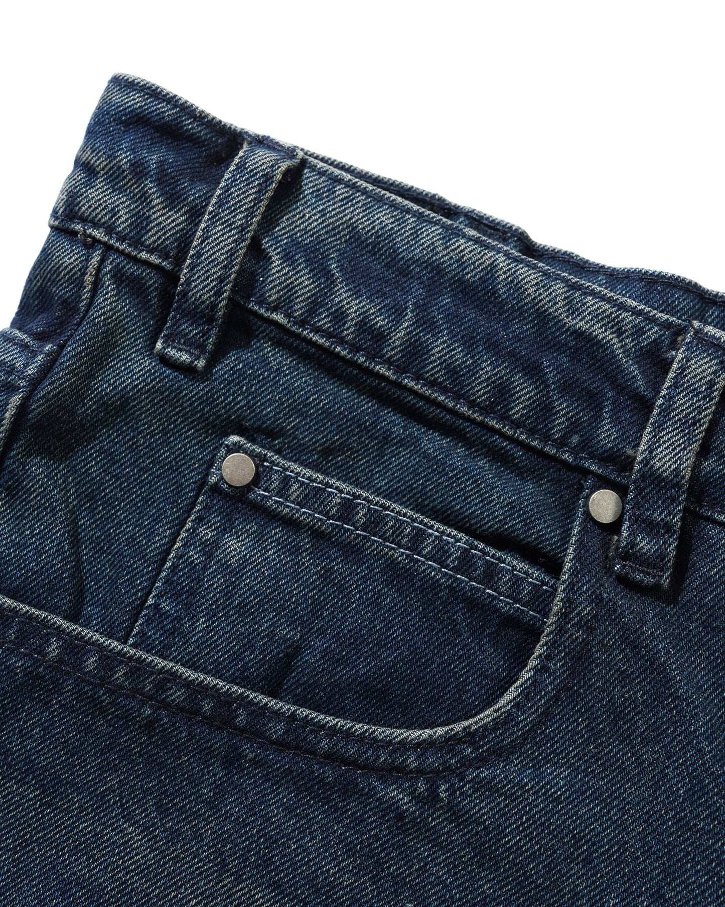 Distressed Big Denim Shorts