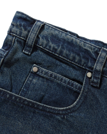 Distressed Big Denim Shorts