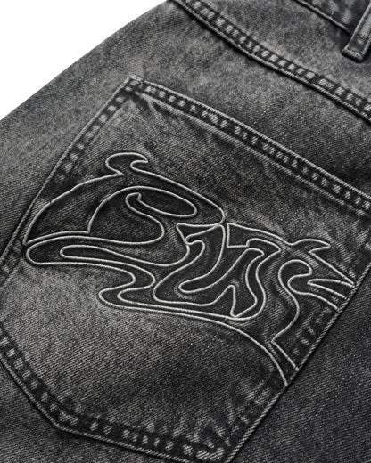 Drummer Baggy Denim Shorts