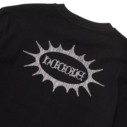 Long Sleeve Waffle Knit T-Shirt