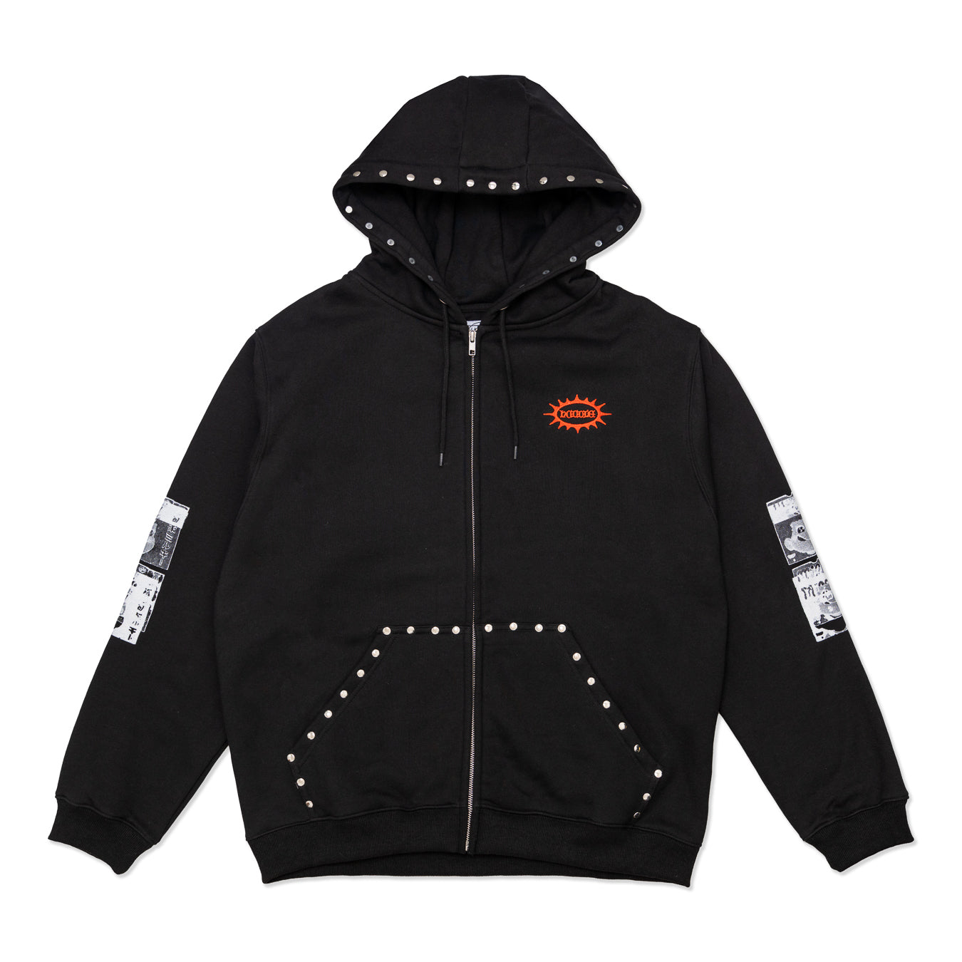 Smoker Stud Zip Up Hoodie