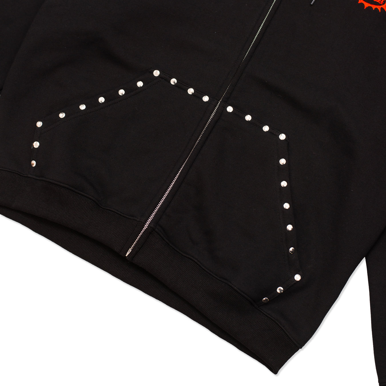 Smoker Stud Zip Up Hoodie