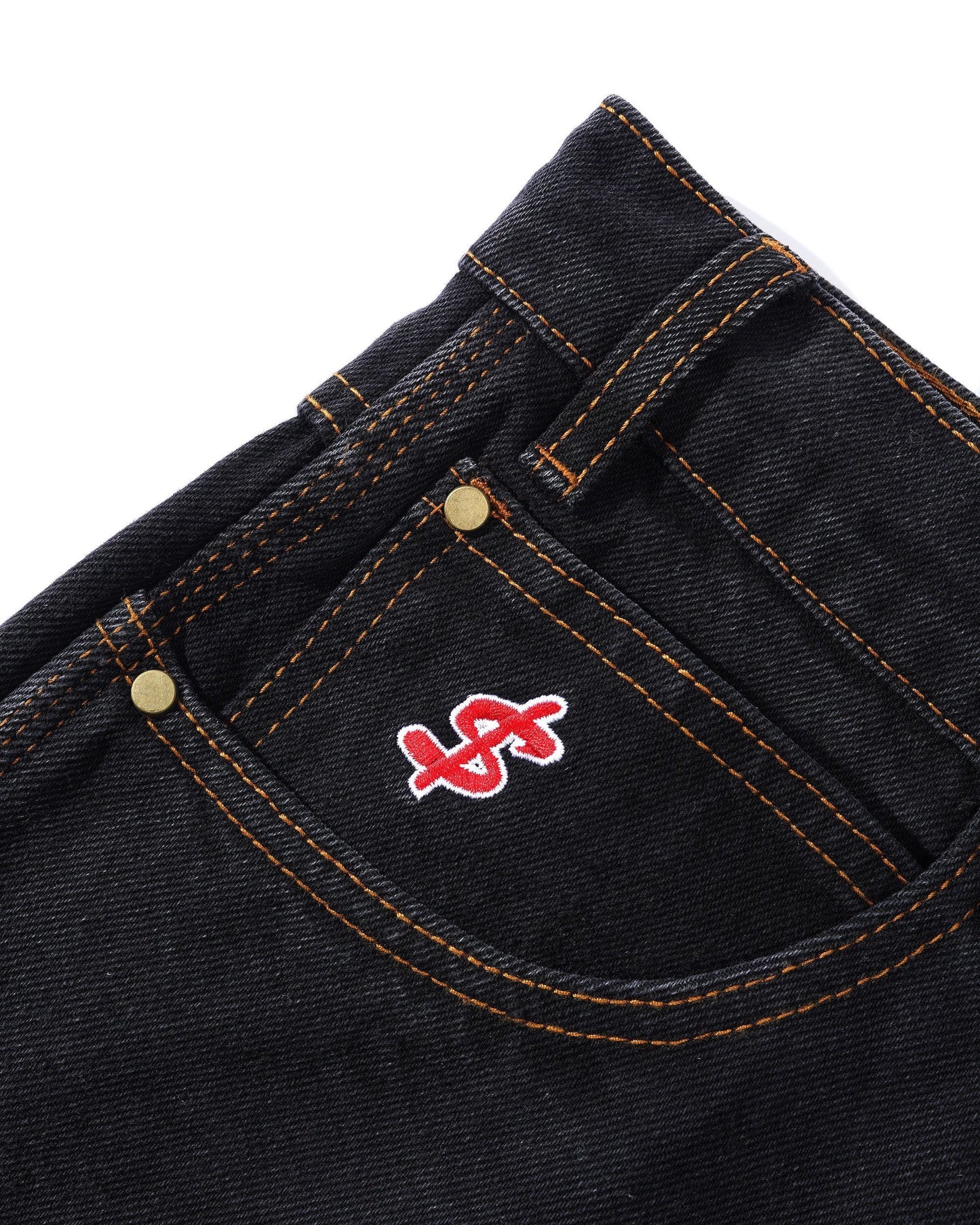Logo Baggy Denim Jeans