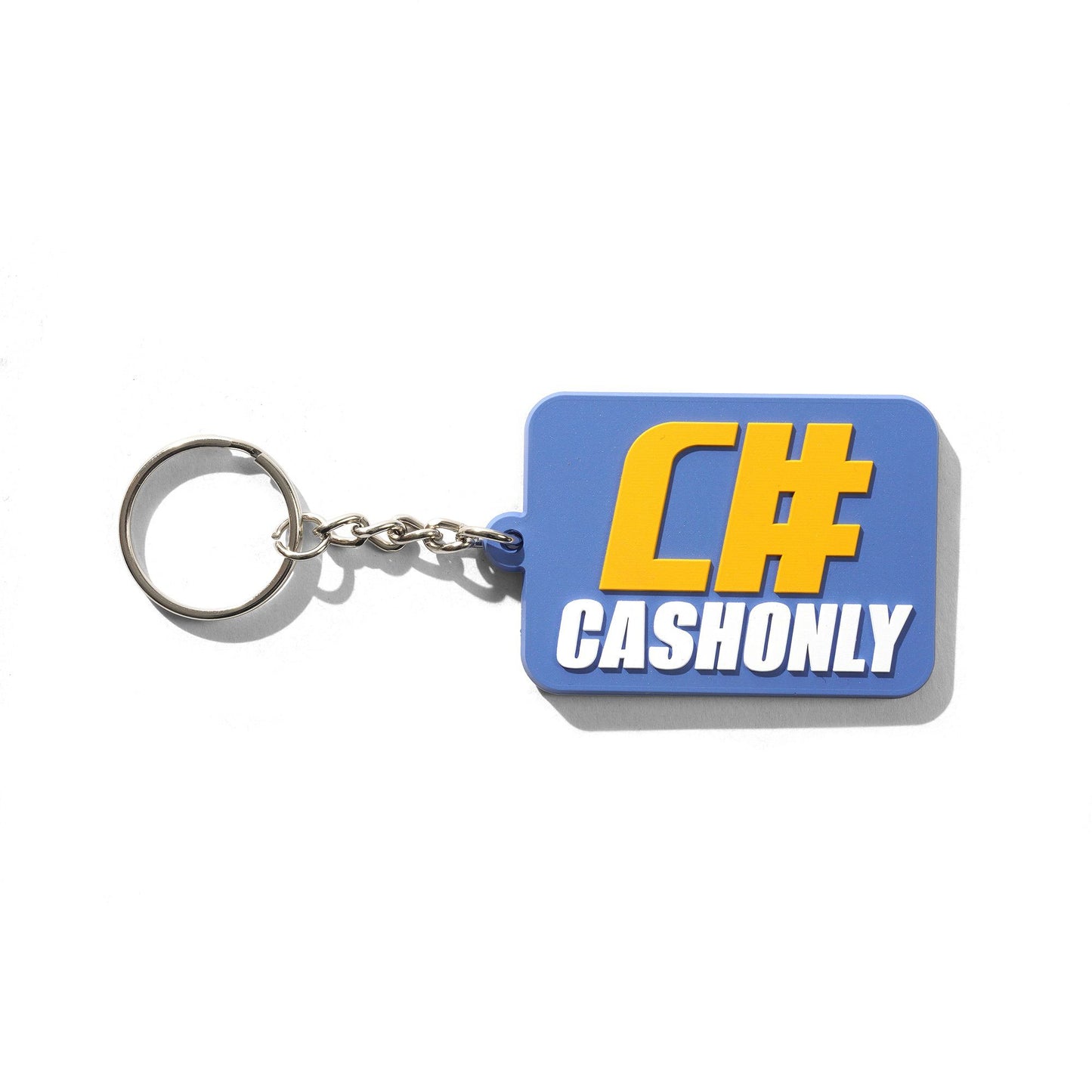 Numeric Rubber Key Chain