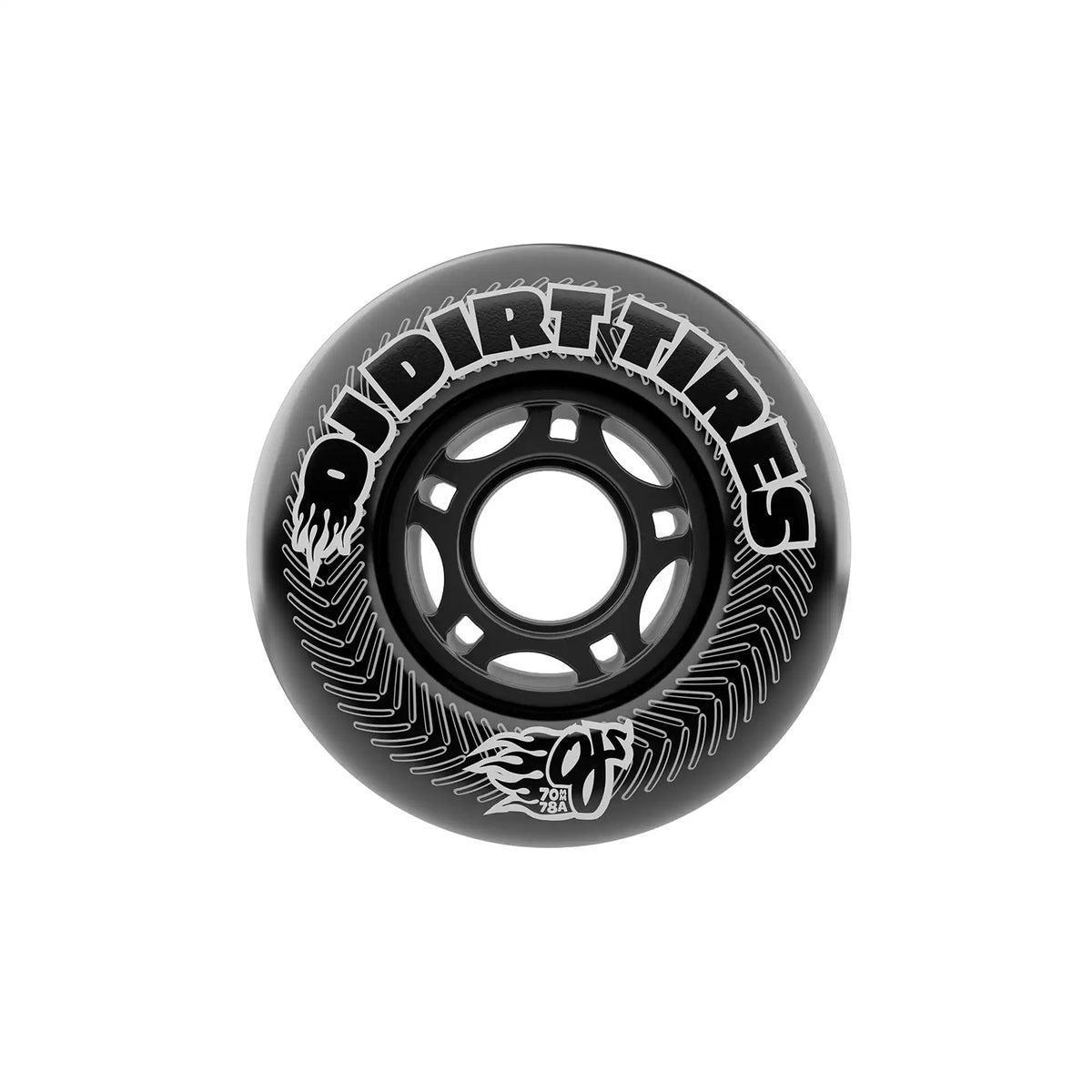 70mm Vandals Dirt Tires Thunder Juice 78A Wheels