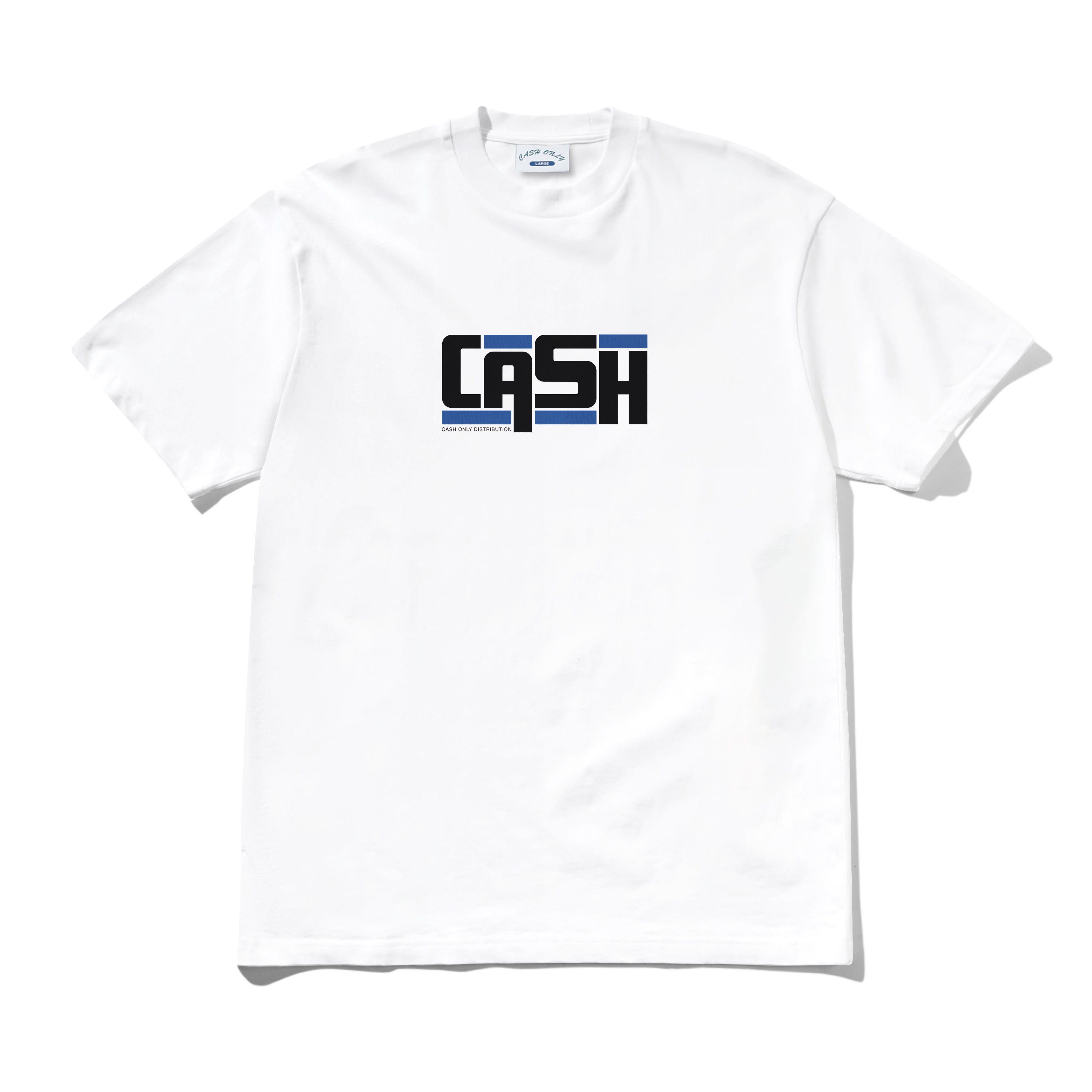 メンズ io着用VALLAD CASH DISPENSER TEE WHITE