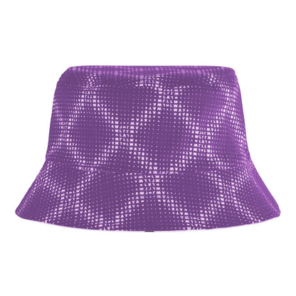 @Sun Reverisble Cross Plaid Bucket Hat