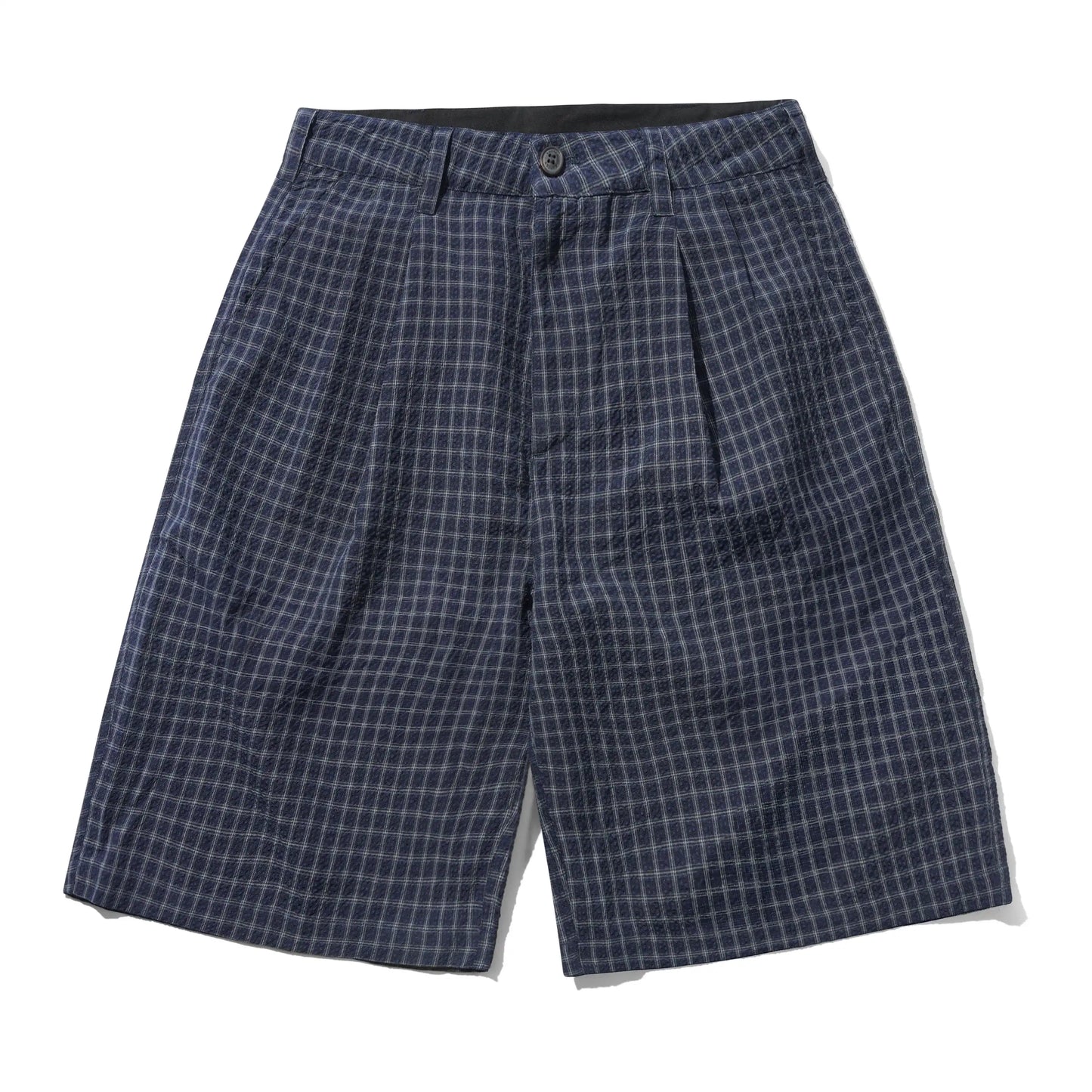 Seersucker Pleated Shorts