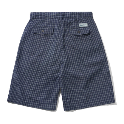 Seersucker Pleated Shorts