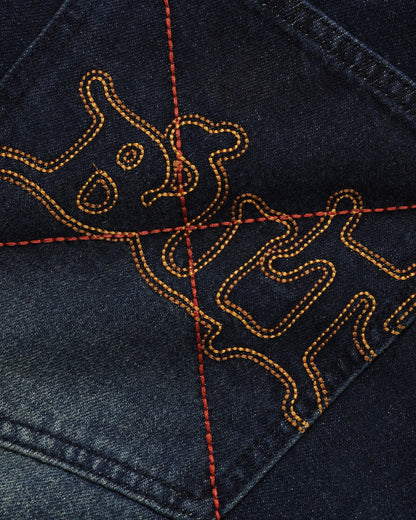 Worn Dark Indigo