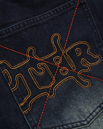 Worn Dark Indigo