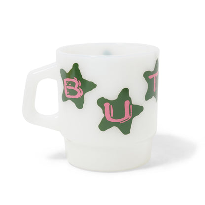 Stars Milk Glass