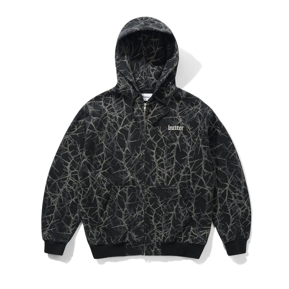 Thorn Camo Waffle Zip-Thru Hood