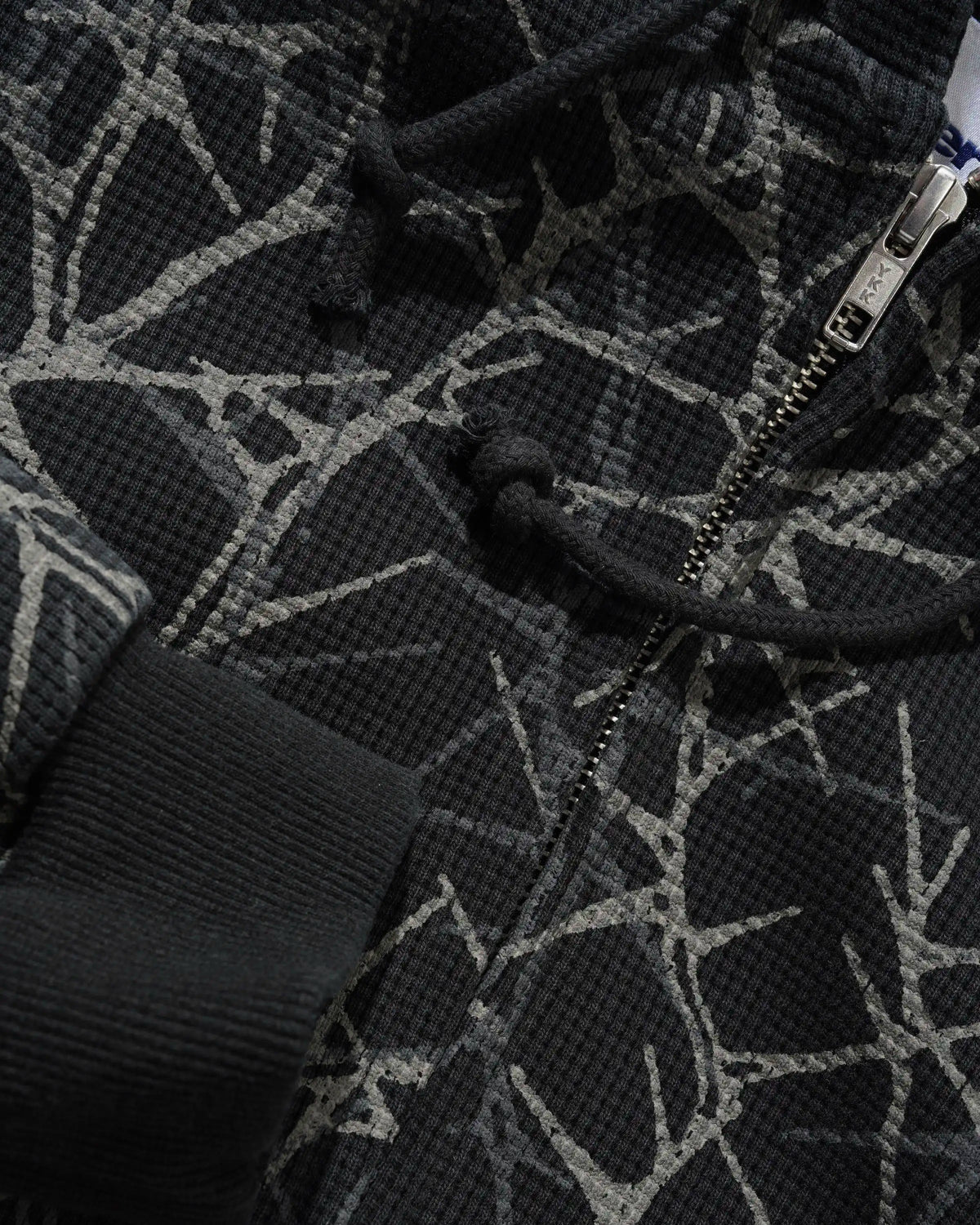 Thorn Camo Waffle Zip-Thru Hood